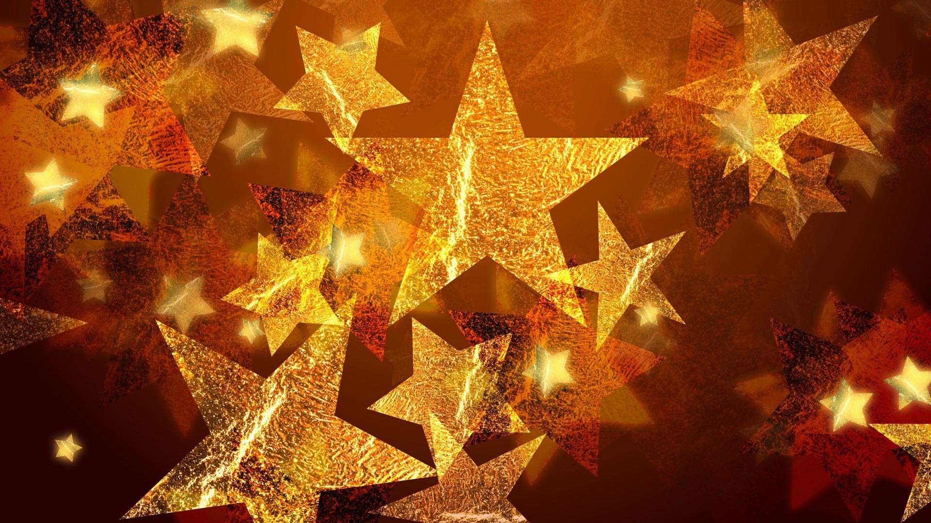 Stelle dorate, Oro, Decorazioni, Full HD, sfondo per portatile
