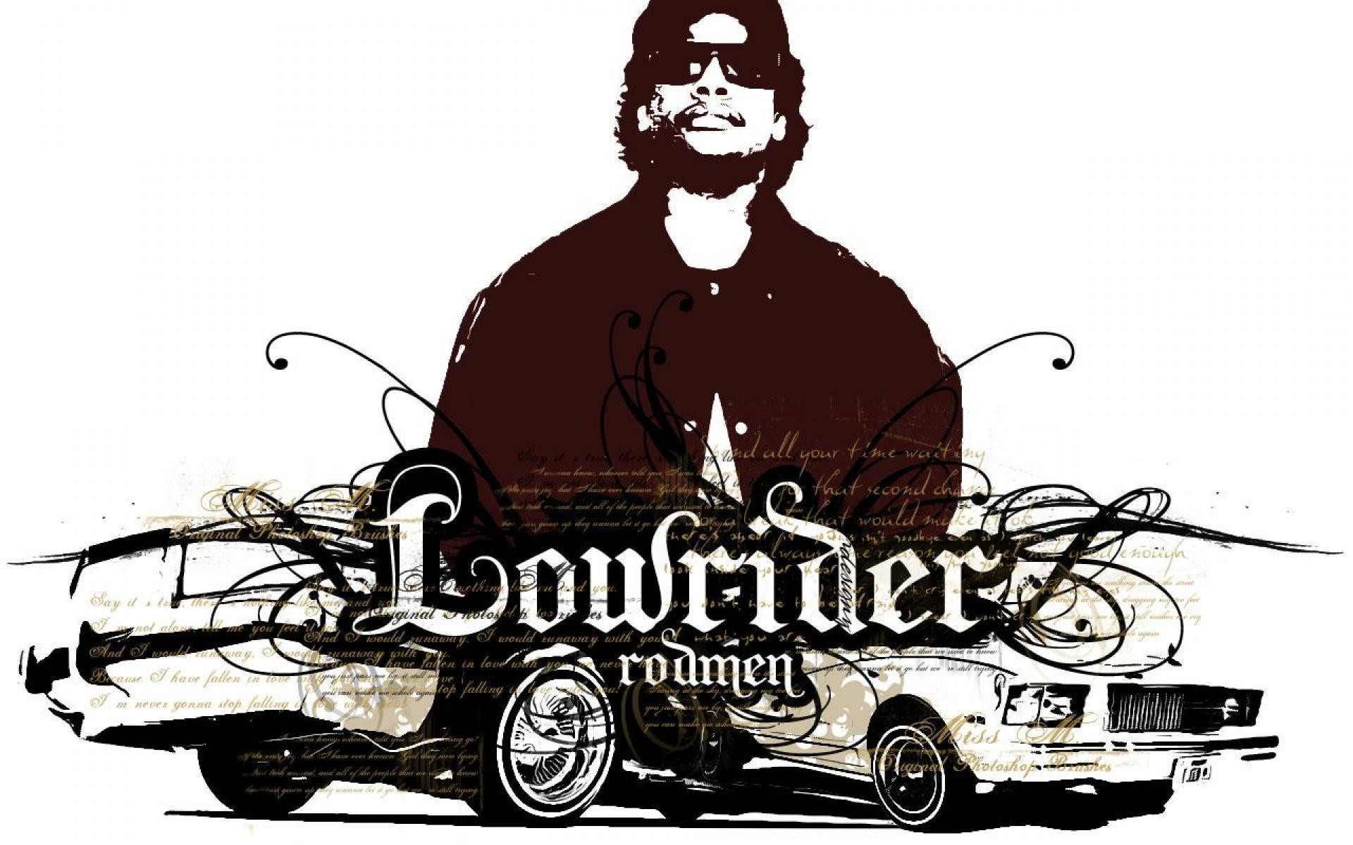 Eazy-E, Lowrider, Auto d'epoca, Illustrazione, 1920x1200, wallpaper desktop