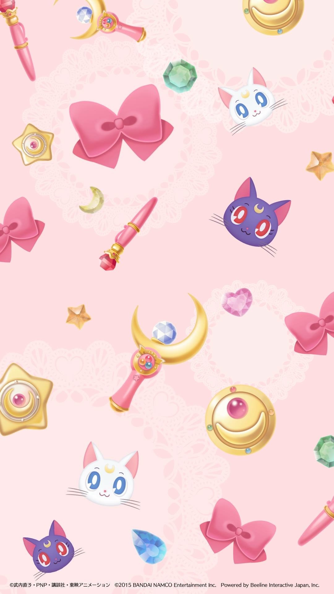 Luna, Artemis, Bastone lunare, Motivo, Rosa, sfondo per iPhone e Android