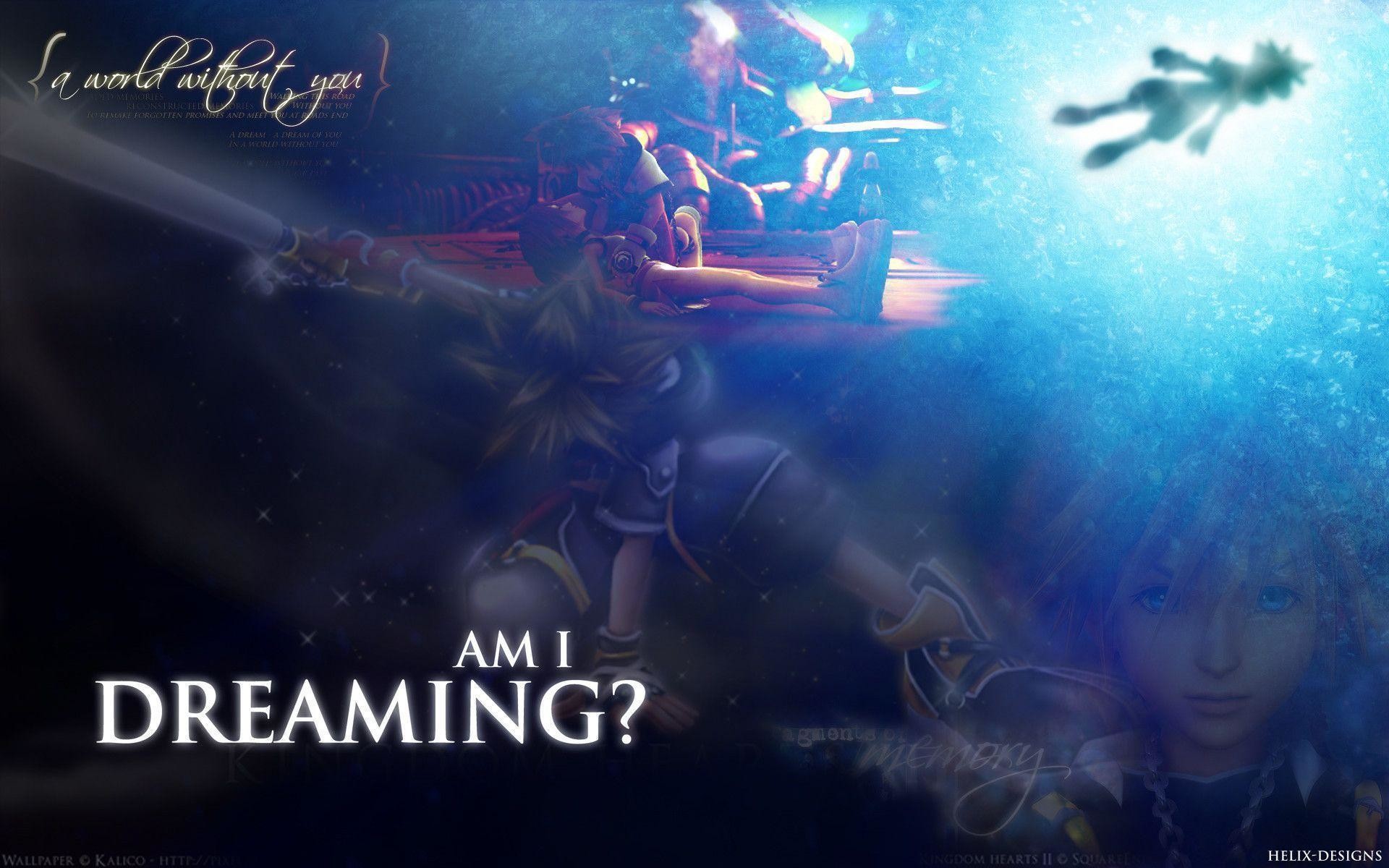 Kingdom Hearts, Sora, Am I Dreaming?, Subacqueo, Citazione, 16:10 Full HD, sfondo widescreen