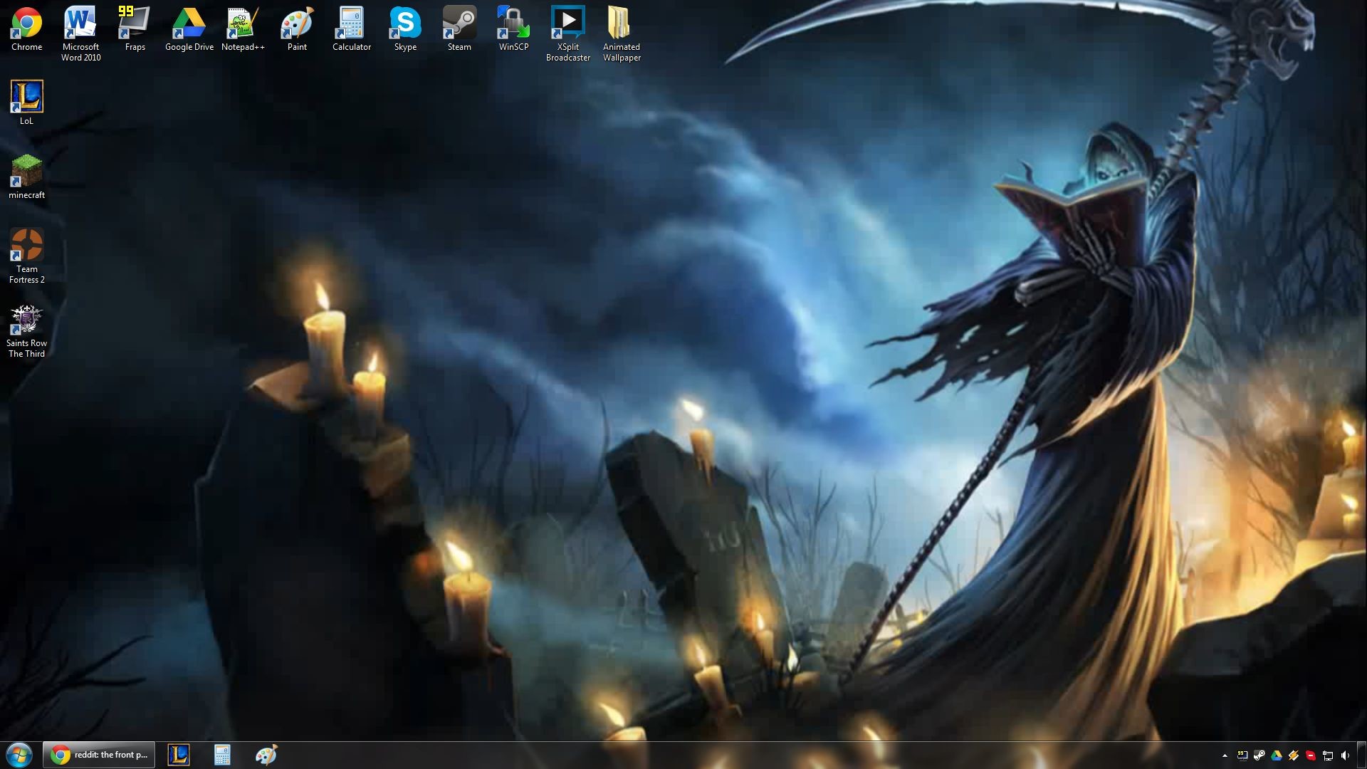 Karthus, League of Legends, Candele, Cimitero, Full HD, wallpaper per computer