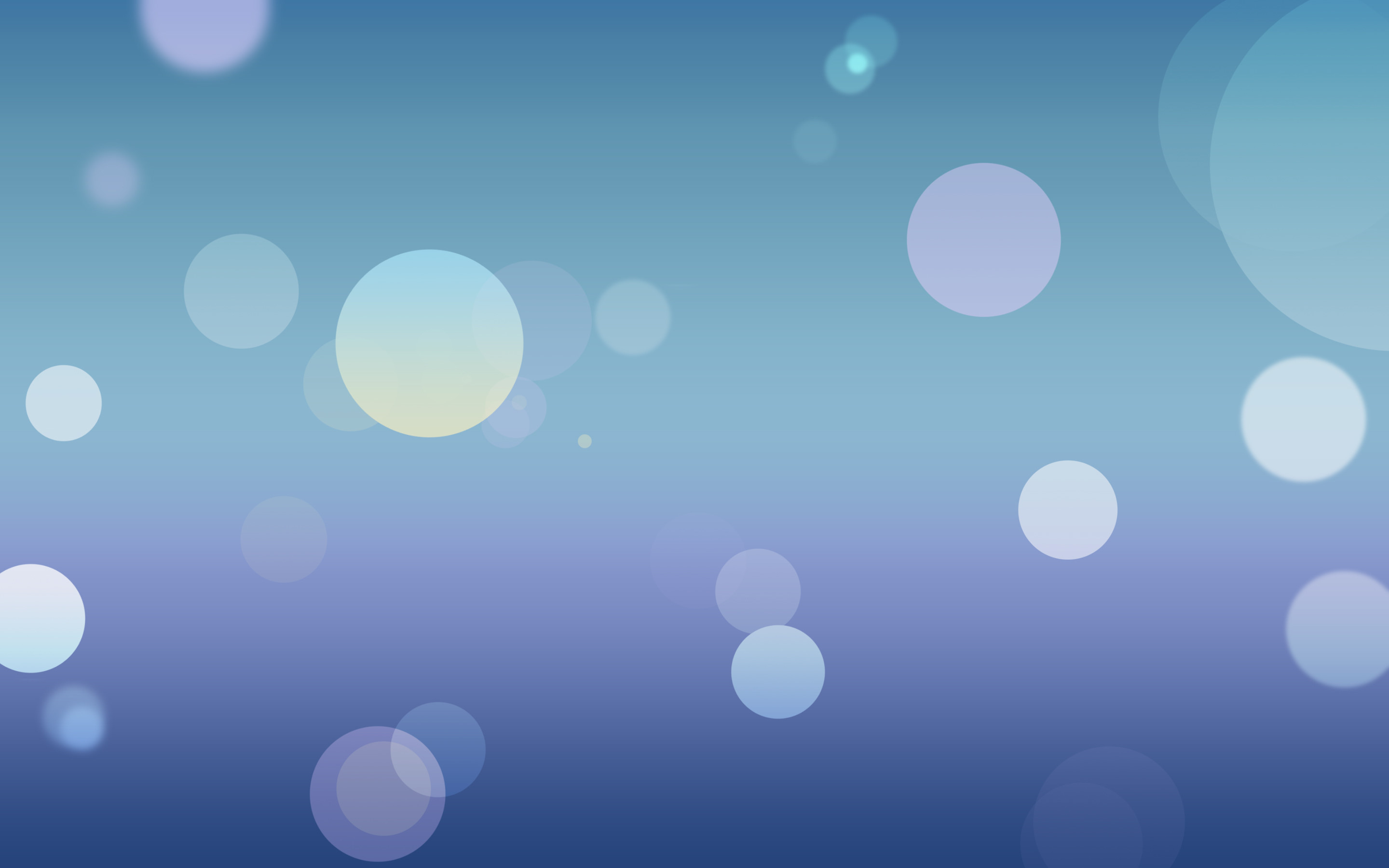 iOS 7, Bokeh, Bolle, Blu, immagine di sfondo iPhone 5C