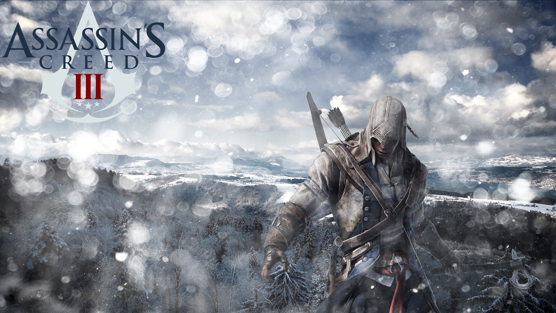 Connor Kenway, Assassin's Creed III, Neve, Logo, Full HD, wallpaper per computer