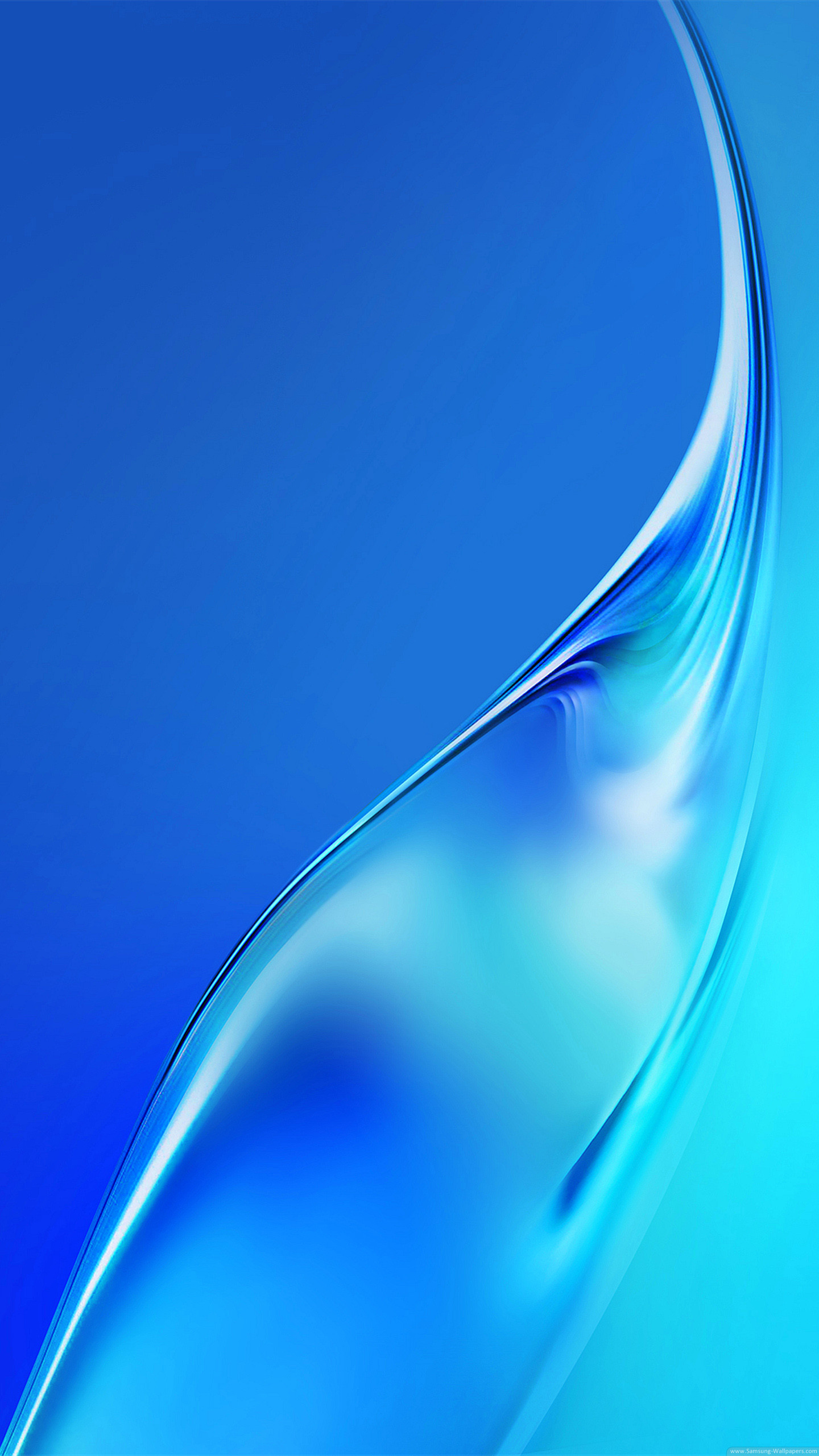 Sfondo Galaxy J, Onde blu, Astratto, schermata di blocco Samsung S26