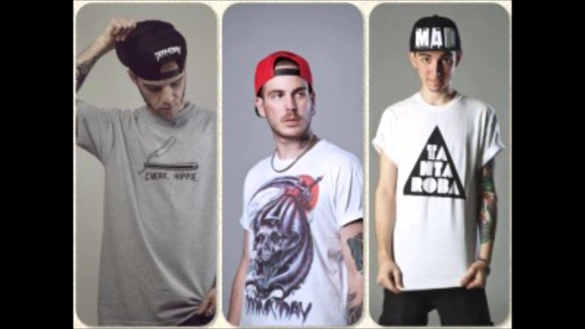 Gemitaiz, Collage, Magliette, Moda streetwear, 16:9 Full HD, sfondo widescreen