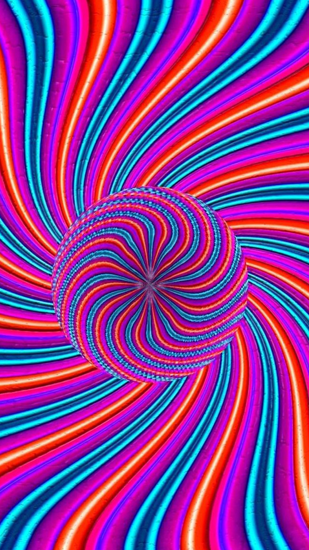 Spirale, Psichedelico, Ipnotico, Colori vivaci, sfondo iPhone 6 Plus verticale