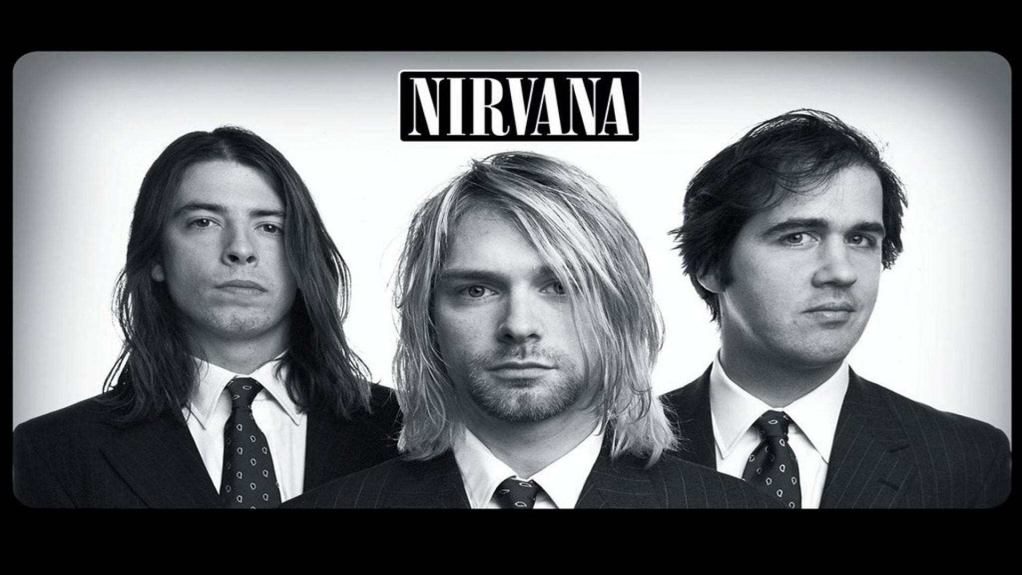 Nirvana, Kurt Cobain, Dave Grohl, Krist Novoselic, Abito elegante, sfondo Full HD per computer