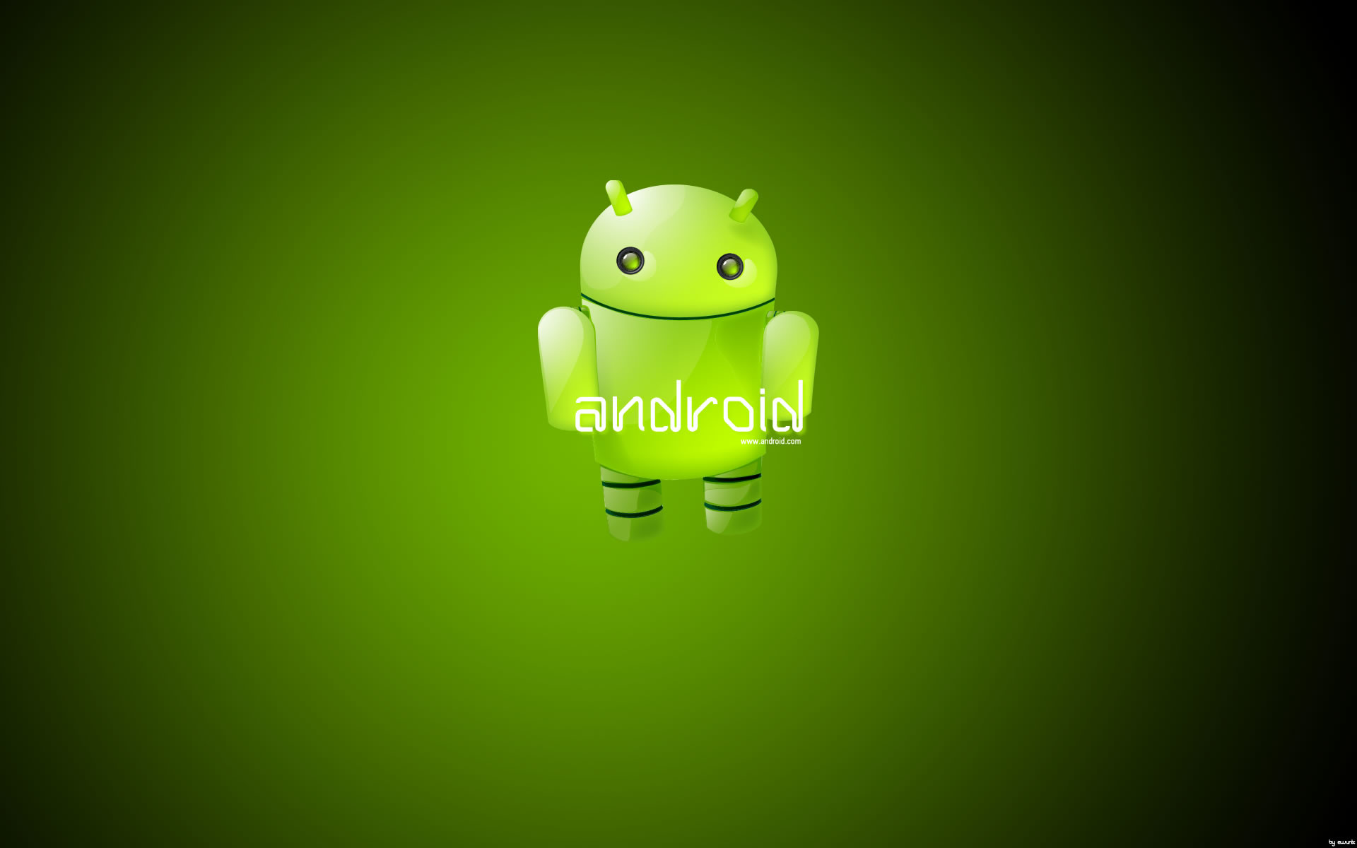 Logo Android, Android, Bugdroid, Verde, 1920x1200, immagine di sfondo