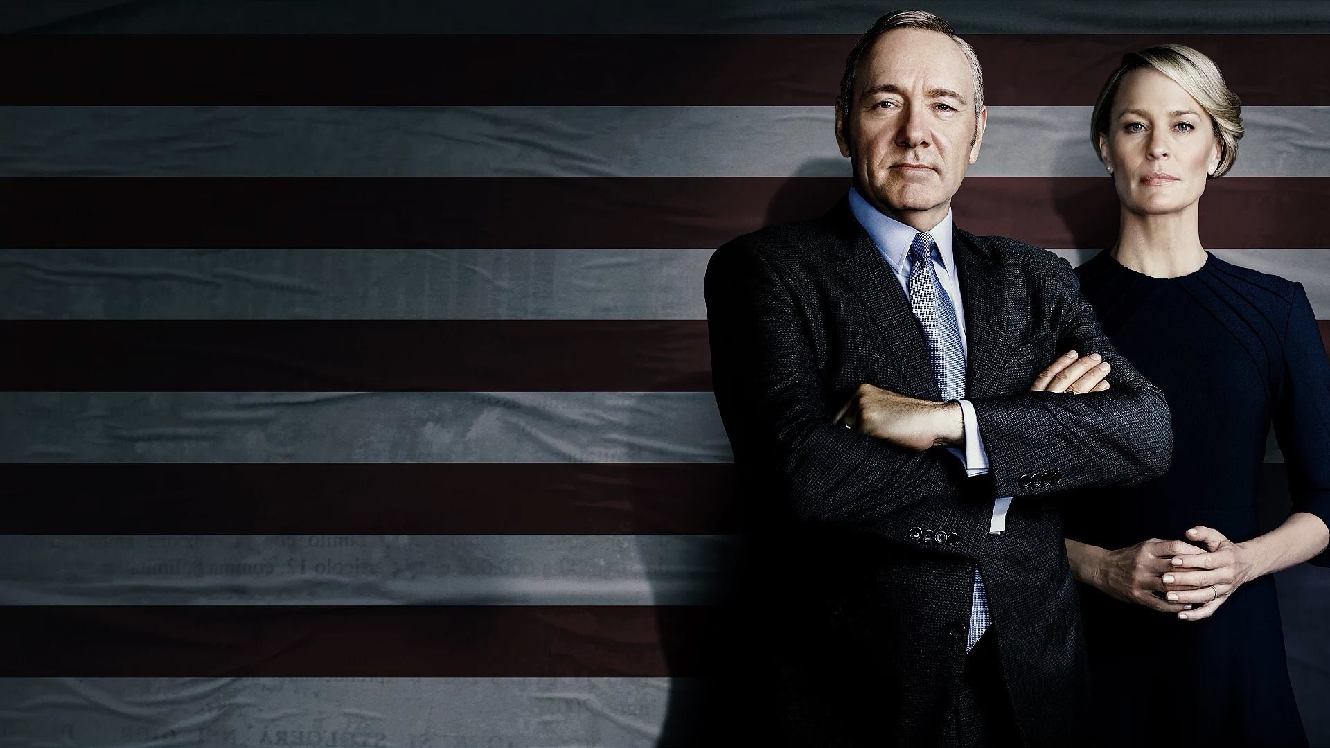 Frank Underwood, Claire Underwood, Kevin Spacey, Robin Wright, House of Cards, Bandiera americana, sfondo desktop
