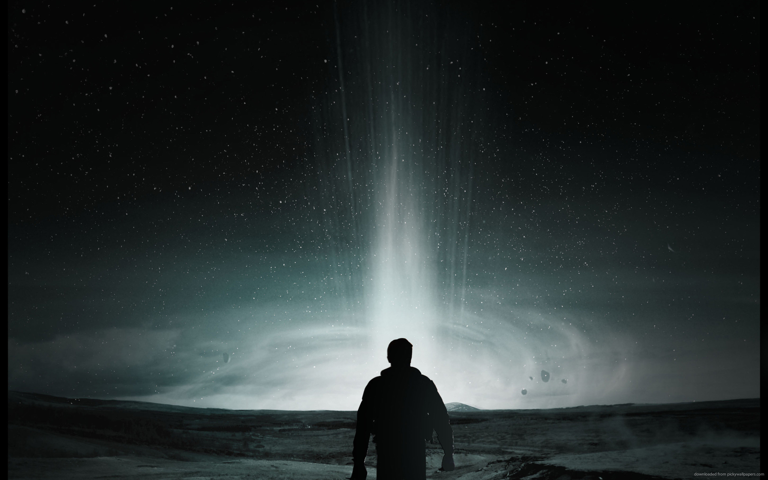 Interstellar, Cooper, Silhouette, Via Lattea, 2K, sfondo per PC e portatile