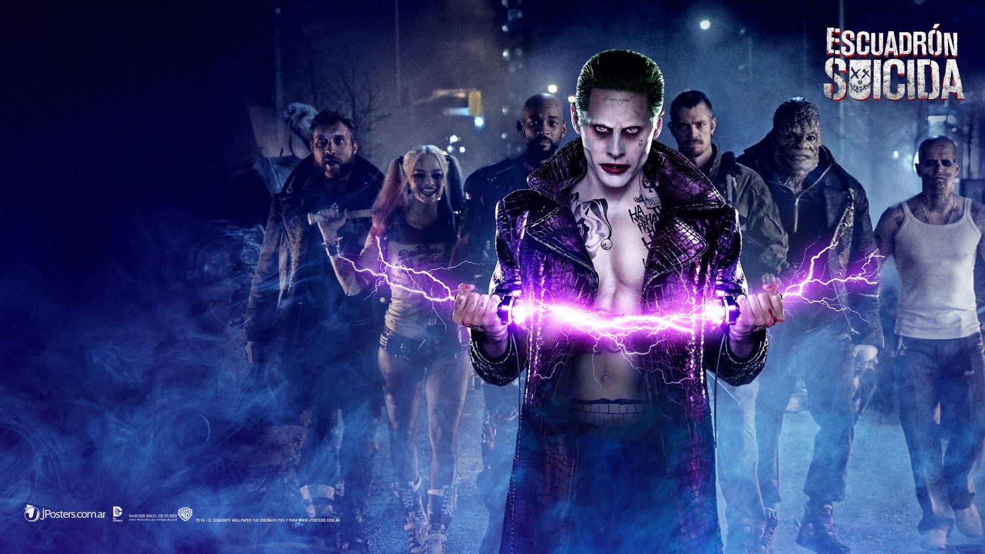 Suicide Squad, Escuadrón Suicida, Joker, Jared Leto, Cast, Full HD, sfondo per PC e portatile