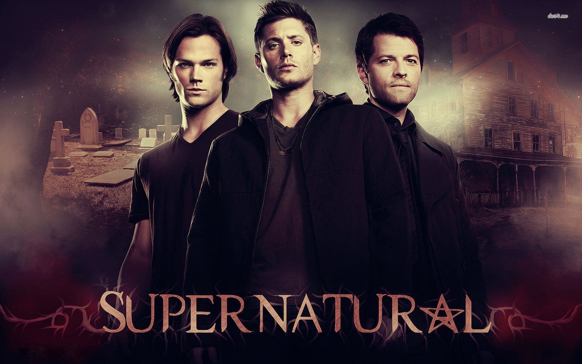 Supernatural, Sam Winchester, Dean Winchester, Castiel, Jared Padalecki, Jensen Ackles, immagine di sfondo