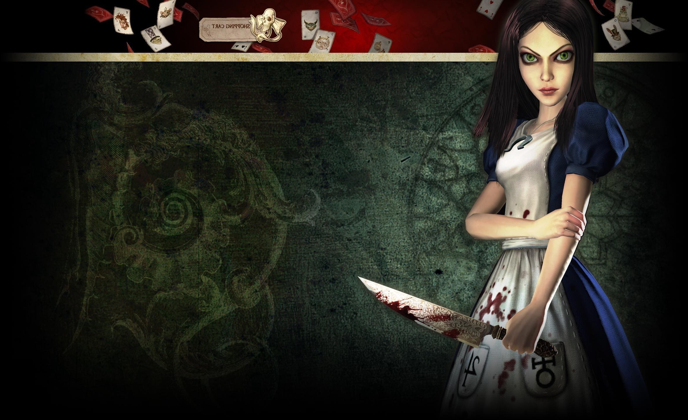 Alice Liddell, Alice: Madness Returns, American McGee, Coltello, Videogioco, immagine di sfondo