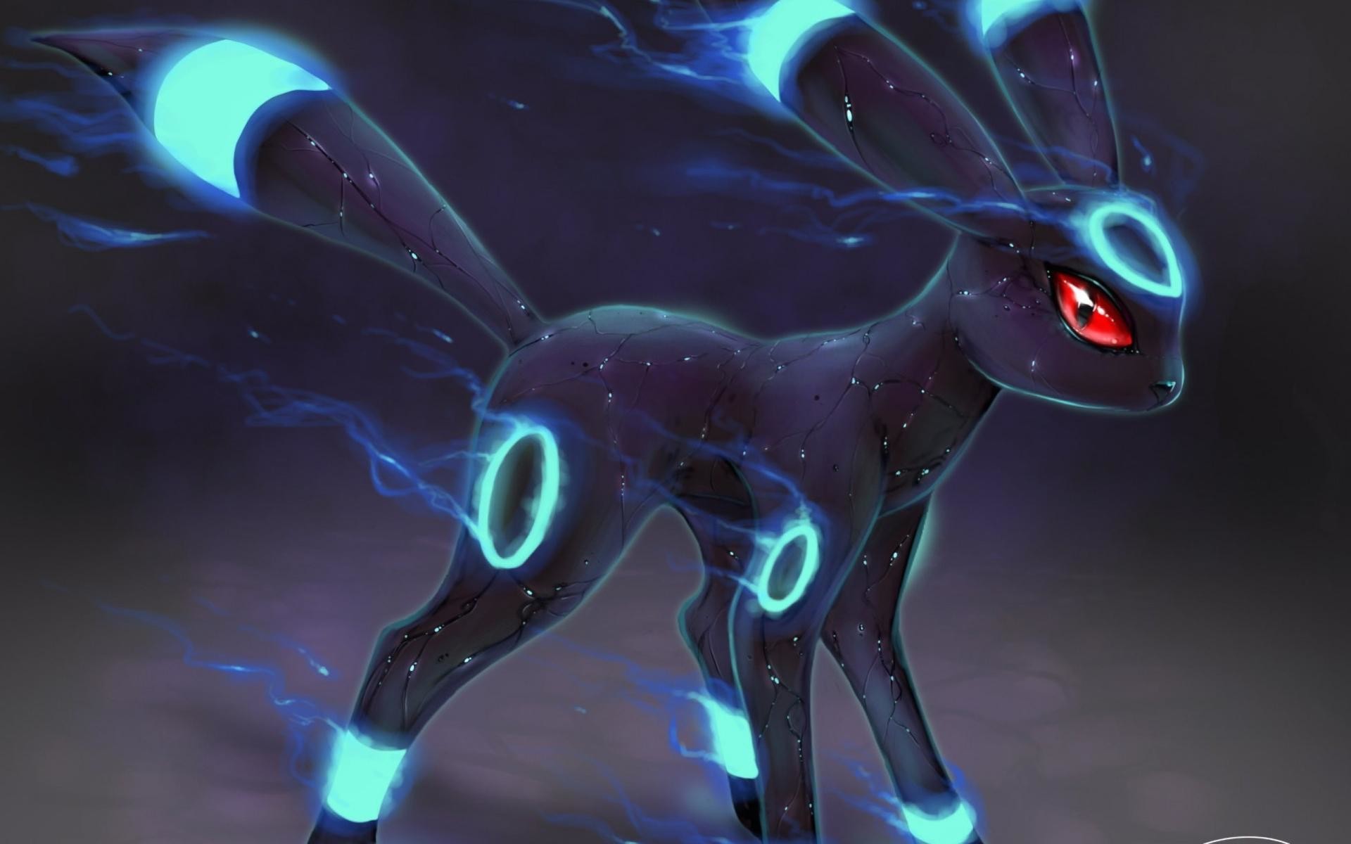 Umbreon, Pokémon, Variante cromatica, Notte, 1920x1200, sfondo per PC