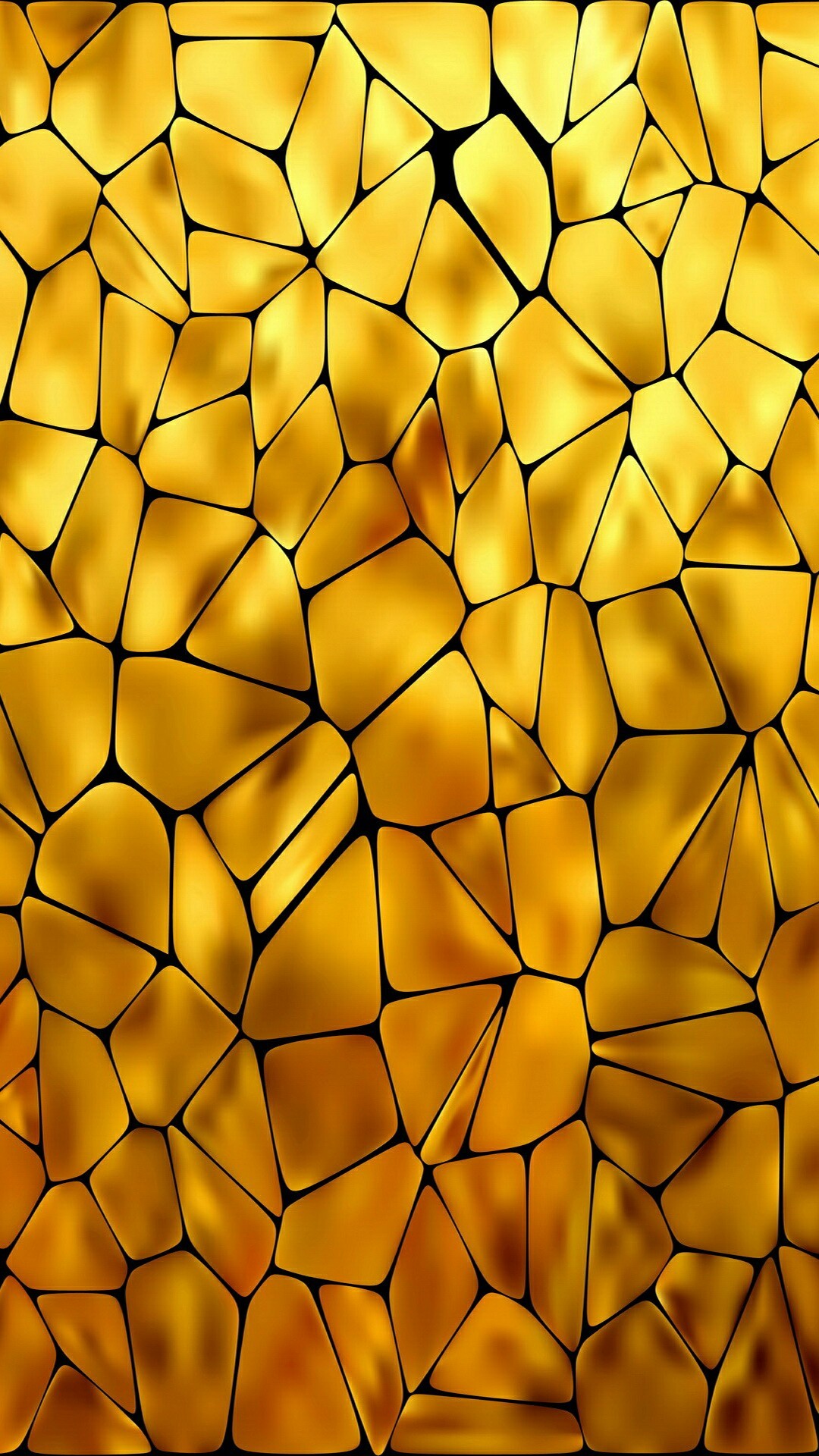 Mosaico dorato, Texture, Crepe, 1080x1920, schermata di blocco iPhone