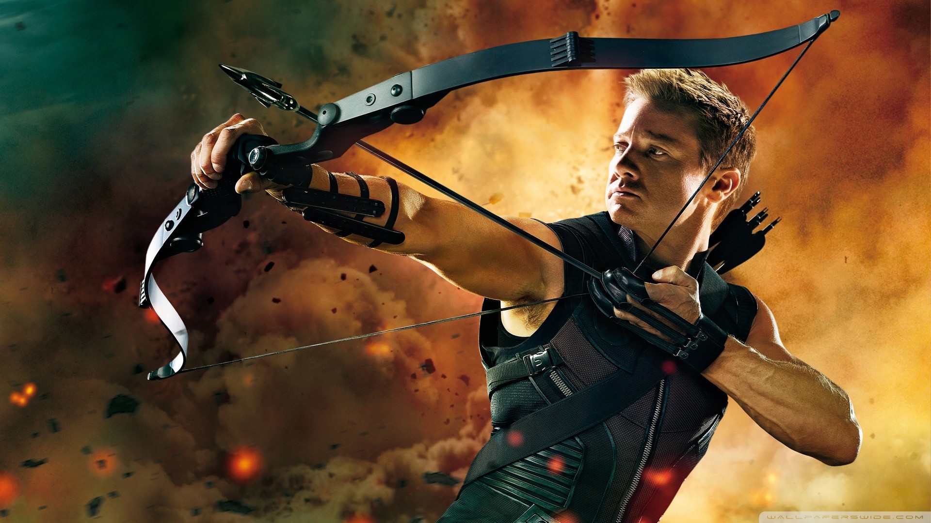 Occhio di Falco, Jeremy Renner, The Avengers, Arco, Full HD, sfondo desktop