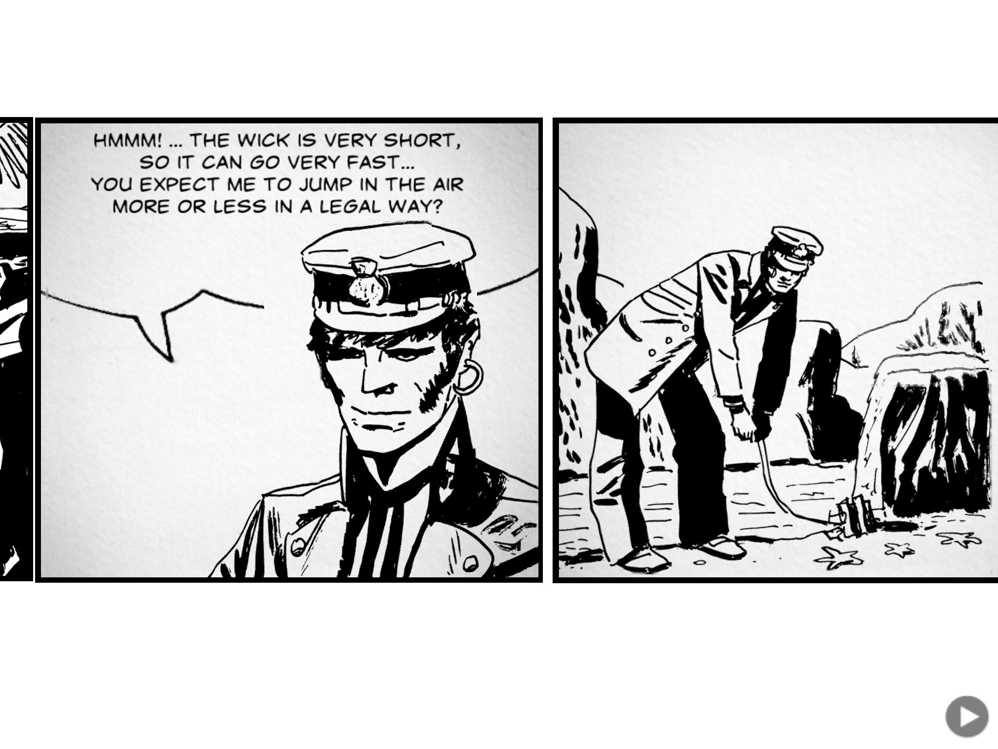 Corto Maltese, Hugo Pratt, Fumetto, Bianco e nero, Full HD, schermata di blocco iPad