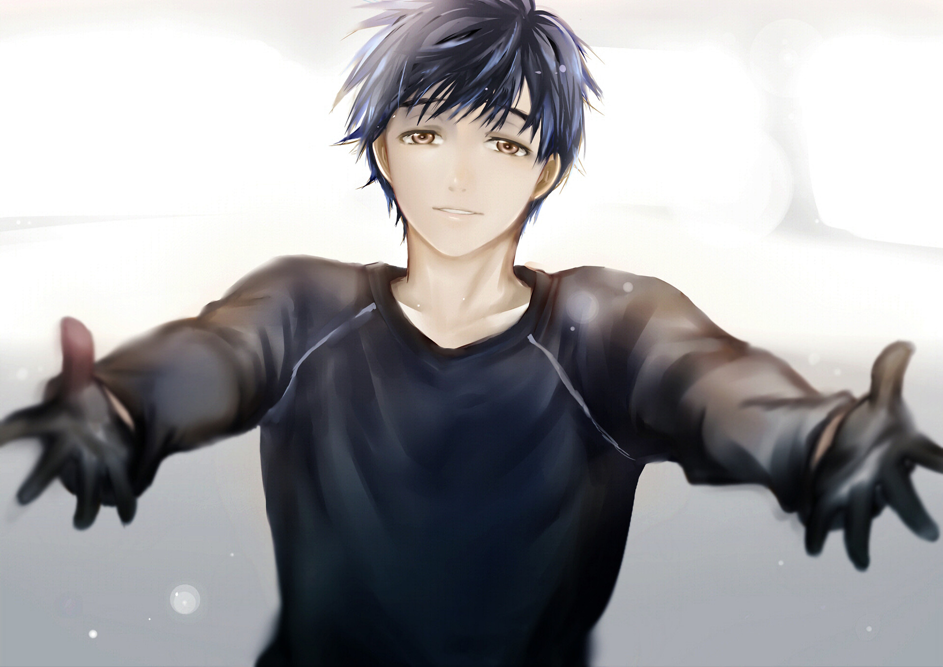 Yuri Katsuki, Yuri!!! on Ice, Braccia aperte, Full HD, sfondo per PC e portatile