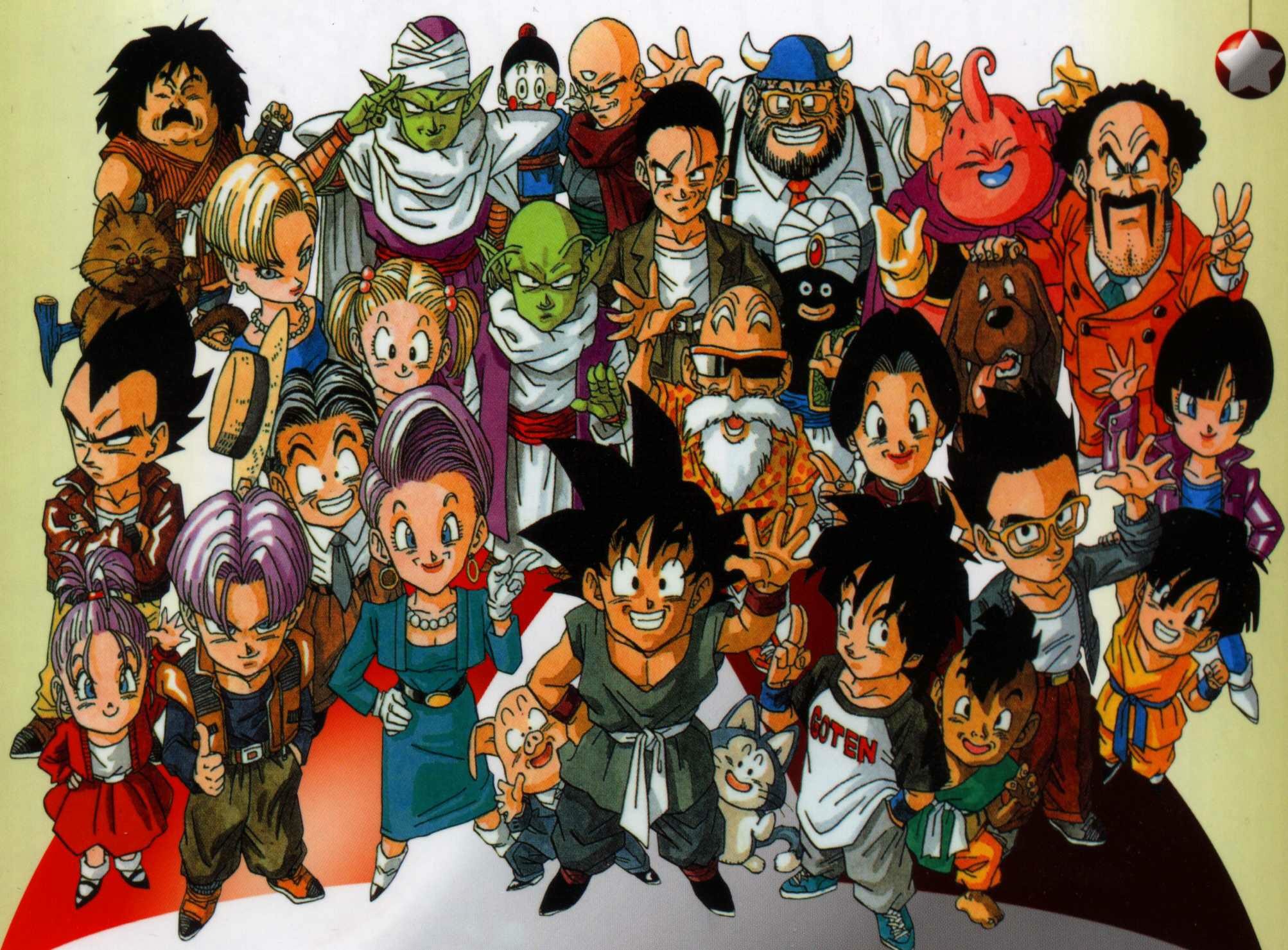 Dragon Ball, Goku, Vegeta, Piccolo, Personaggi, Full HD, sfondo per PC