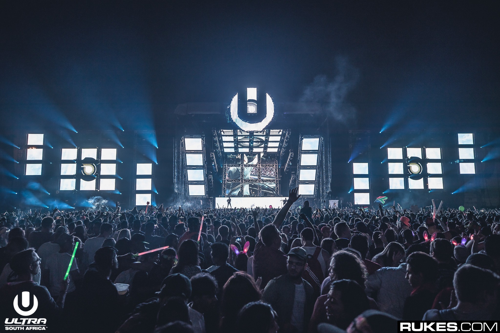 Ultra Music Festival, Ultra South Africa, Palco, Folla, Musica elettronica, sfondo Full HD per PC