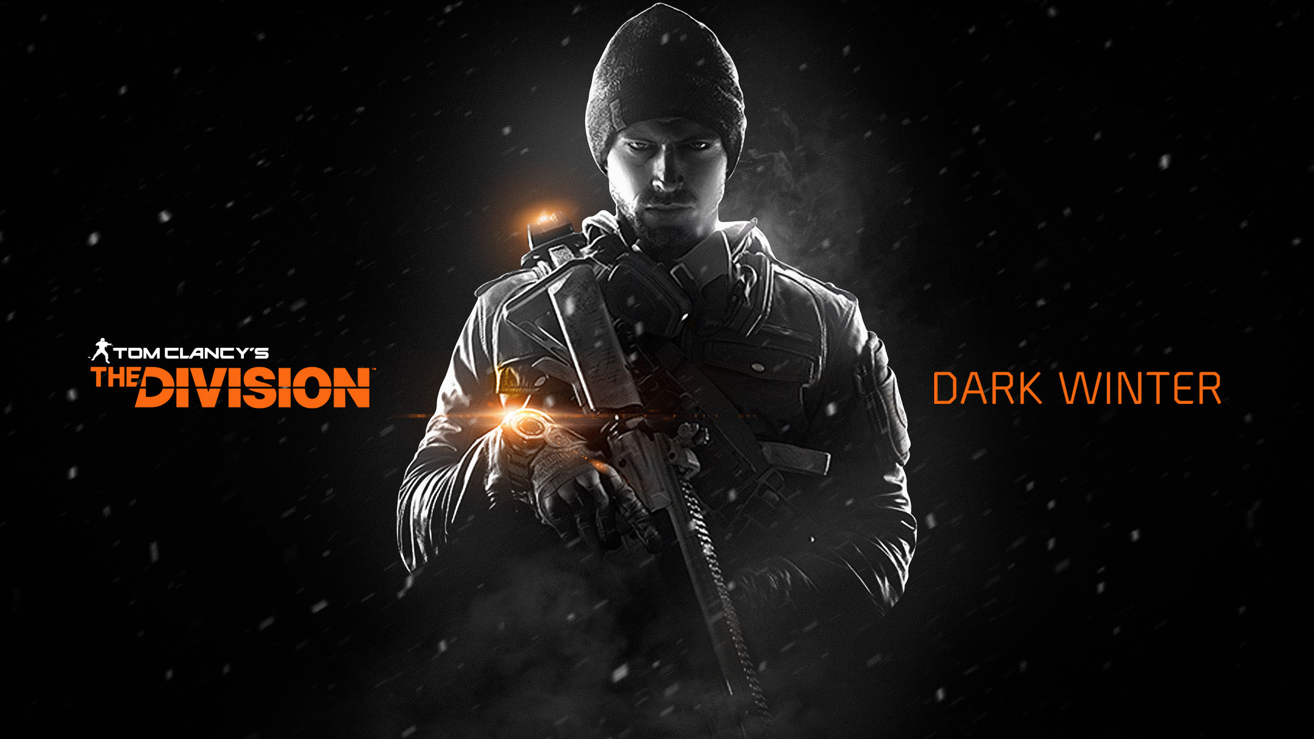 Tom Clancy's The Division, Dark Winter, Agente, Sfondo nero, 2K, wallpaper desktop