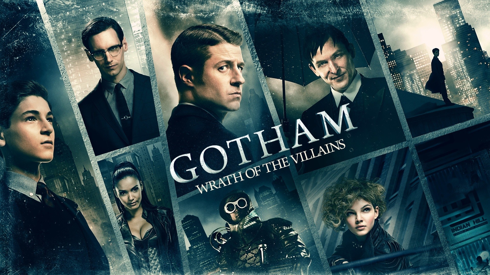 Gotham, Wrath of the Villains, Cast, Poster, Full HD, sfondo desktop