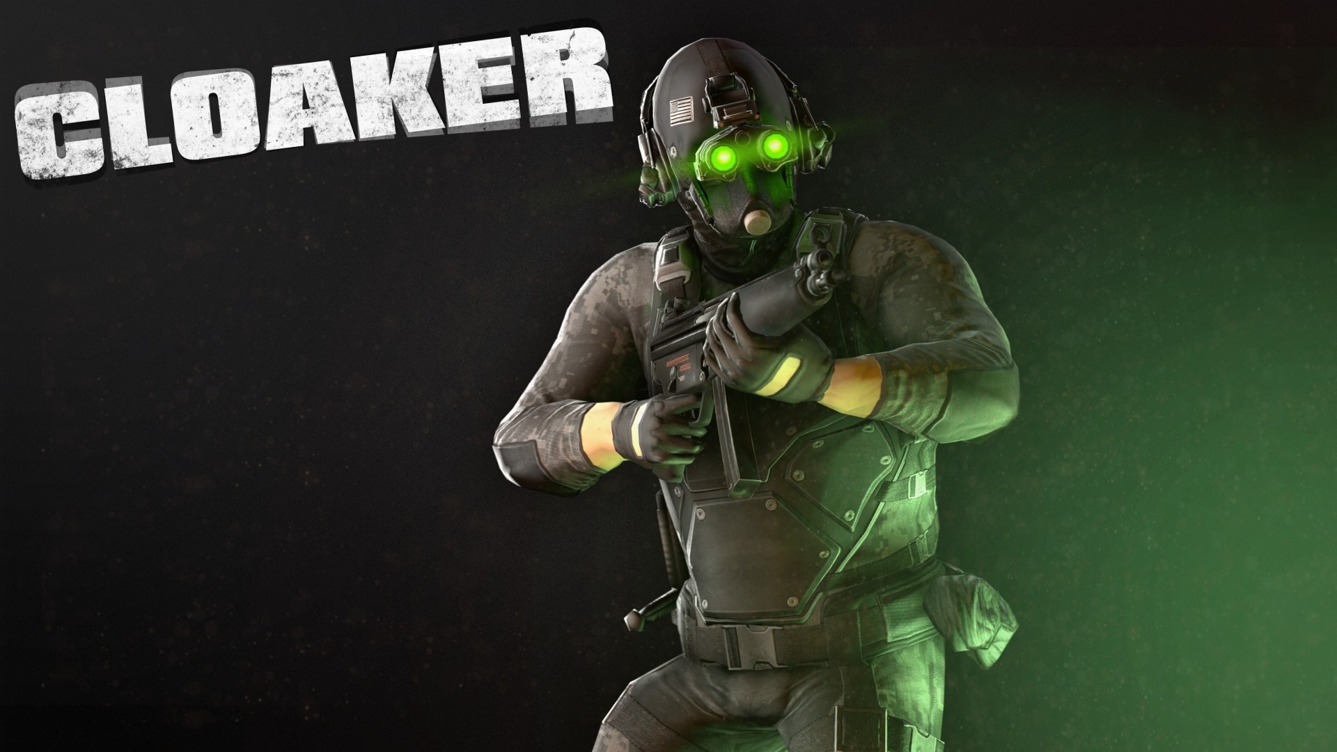 Cloaker, Payday 2, Visore notturno, Verde, 16:9 Full HD, sfondo widescreen