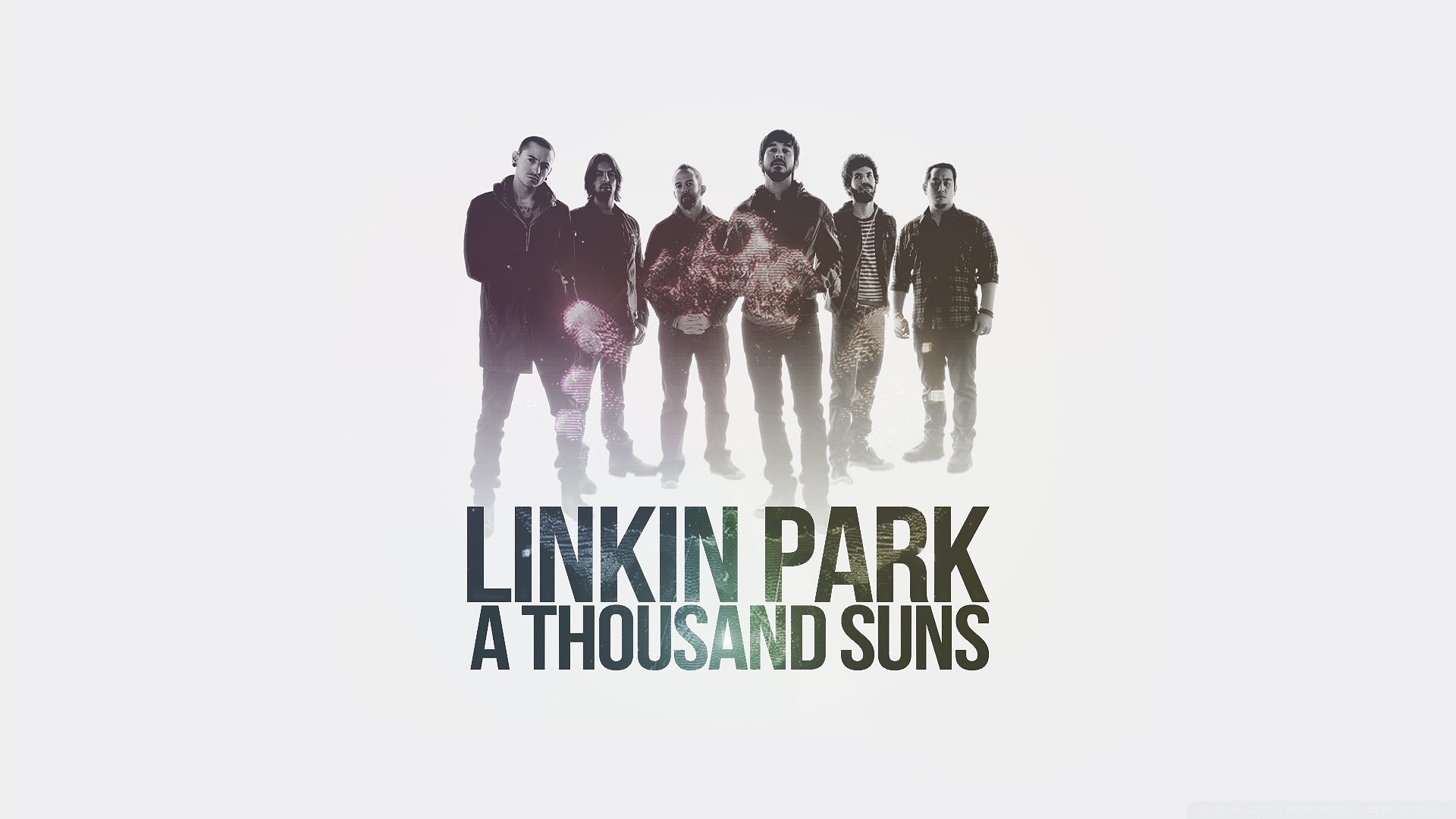 Linkin Park, A Thousand Suns, Foto di gruppo, Sfondo bianco, 1920x1080, wallpaper desktop