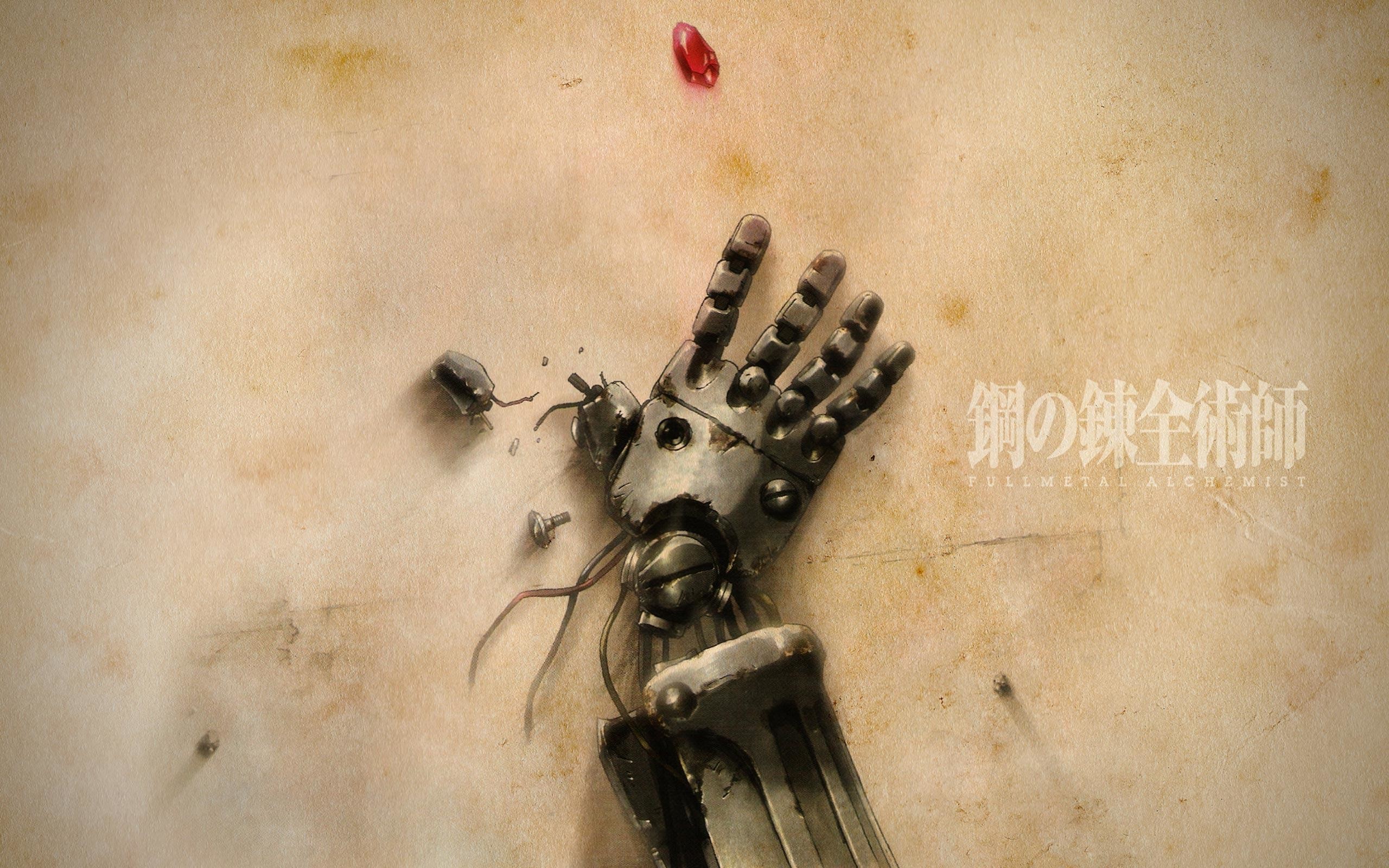 Edward Elric, Fullmetal Alchemist: Brotherhood, Automail, Pietra filosofale, sfondo 1600p