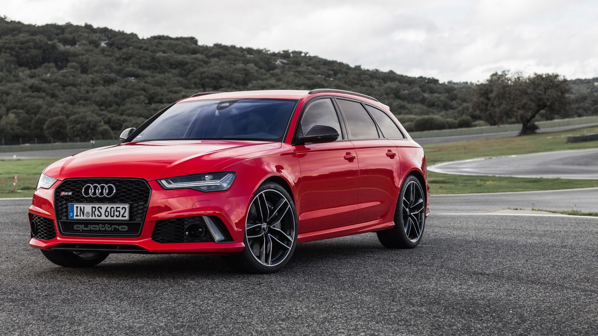 Audi RS 6 Avant (C7), Audi, Station wagon, Rosso, Full HD, sfondo per portatile