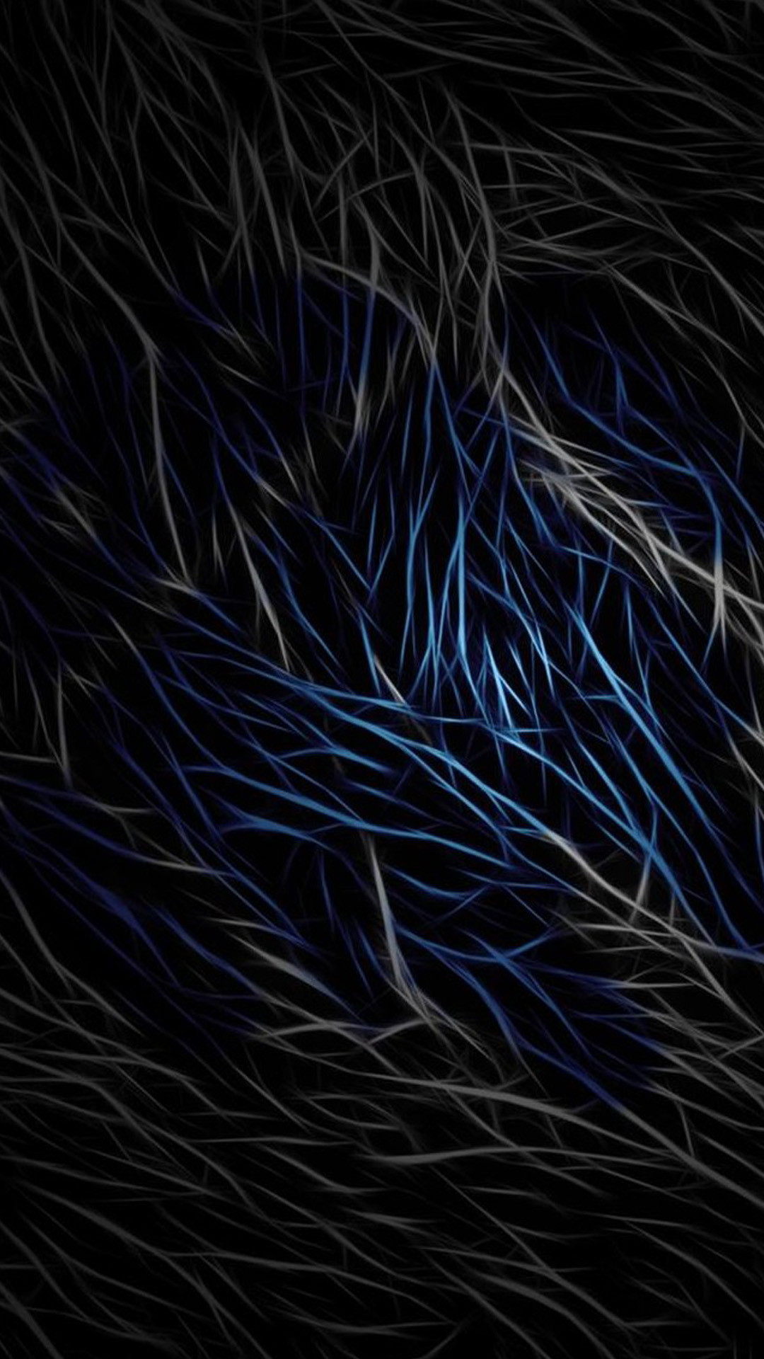 Fili, Linee, Blu, Sfondo nero, wallpaper Samsung