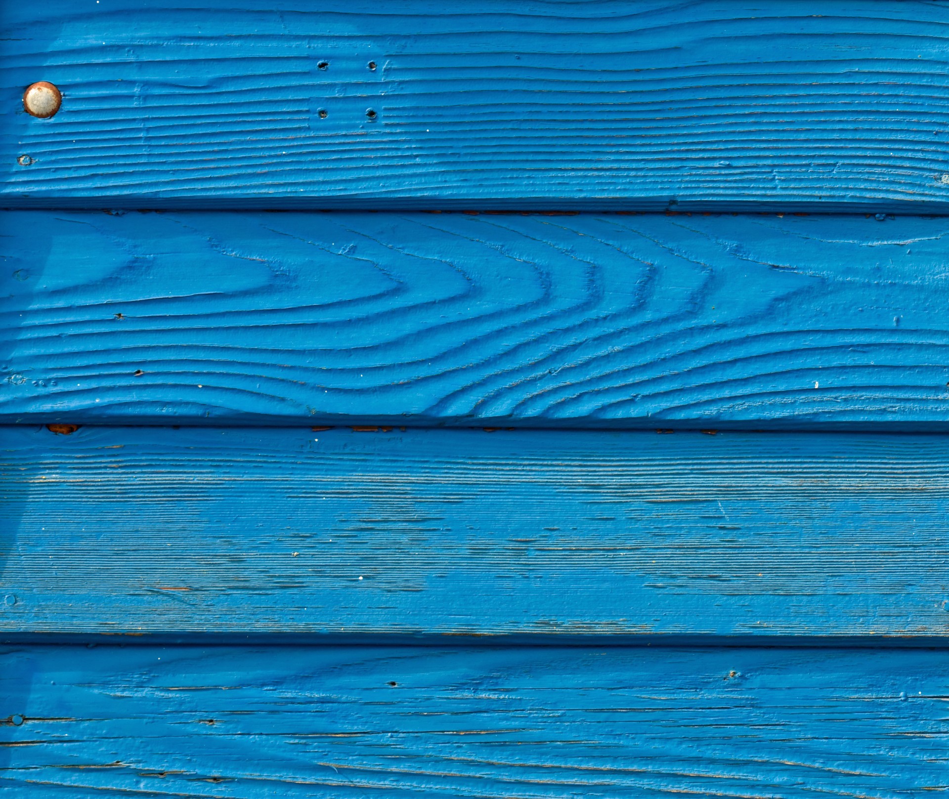 Assi azzurre, Legno dipinto, Chiodo, Full HD, sfondo desktop