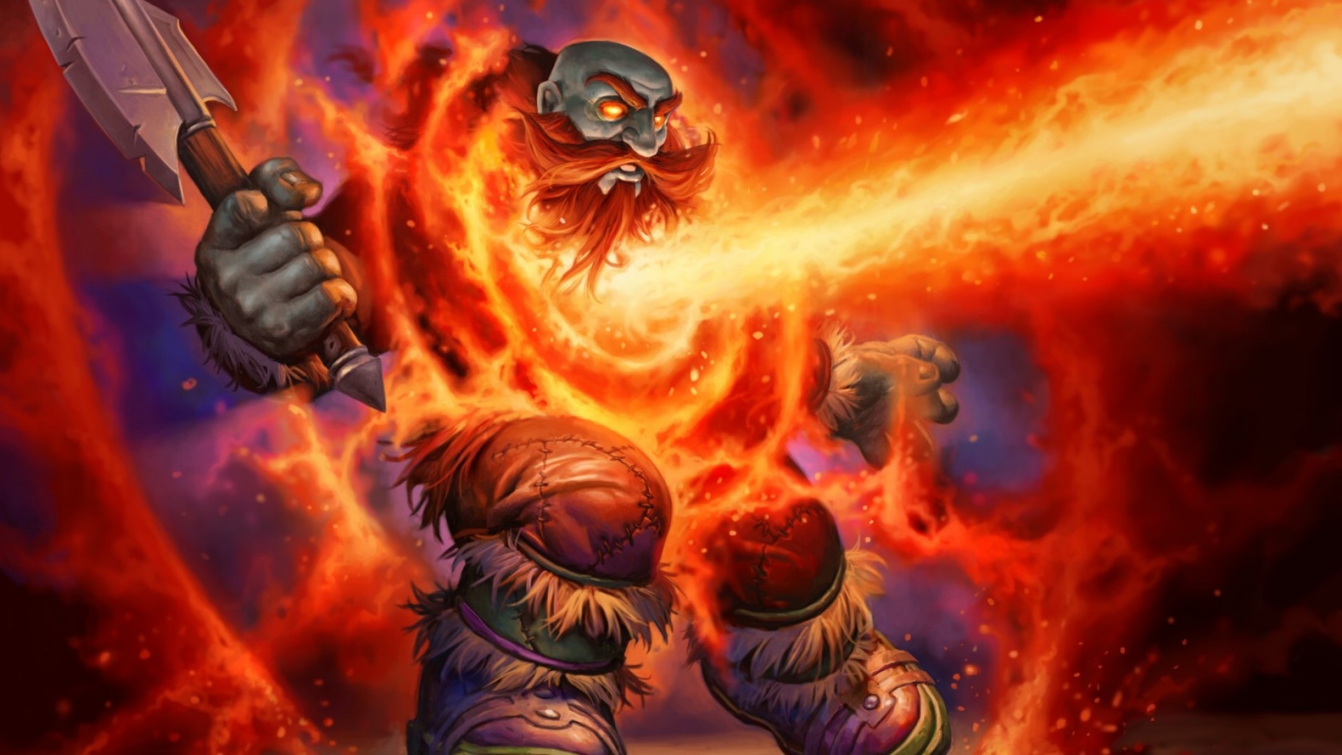 Nano, World of Warcraft, Magia, Fuoco, 1920x1080, sfondo per PC