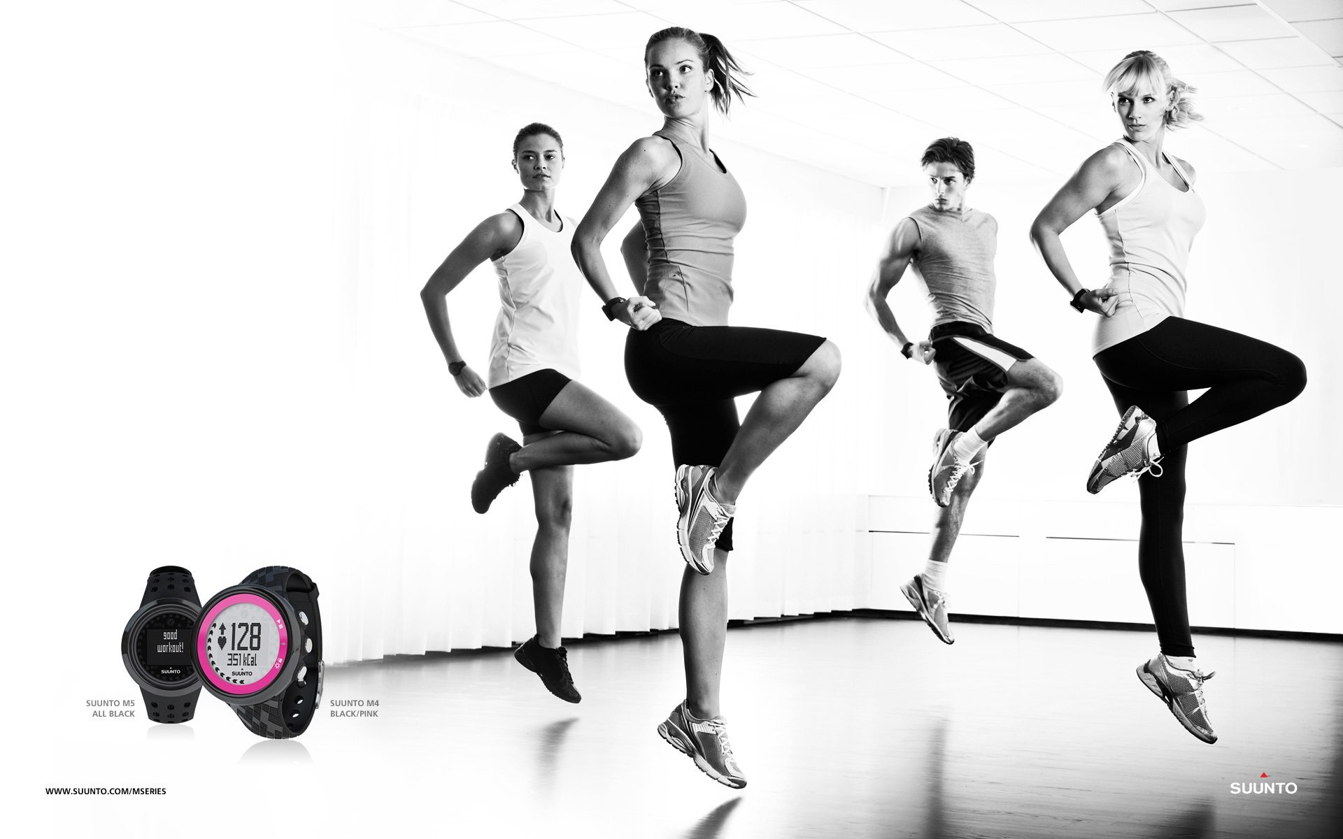 Suunto, Cardiofrequenzimetro, Aerobica, Bianco e nero, Full HD, sfondo per PC