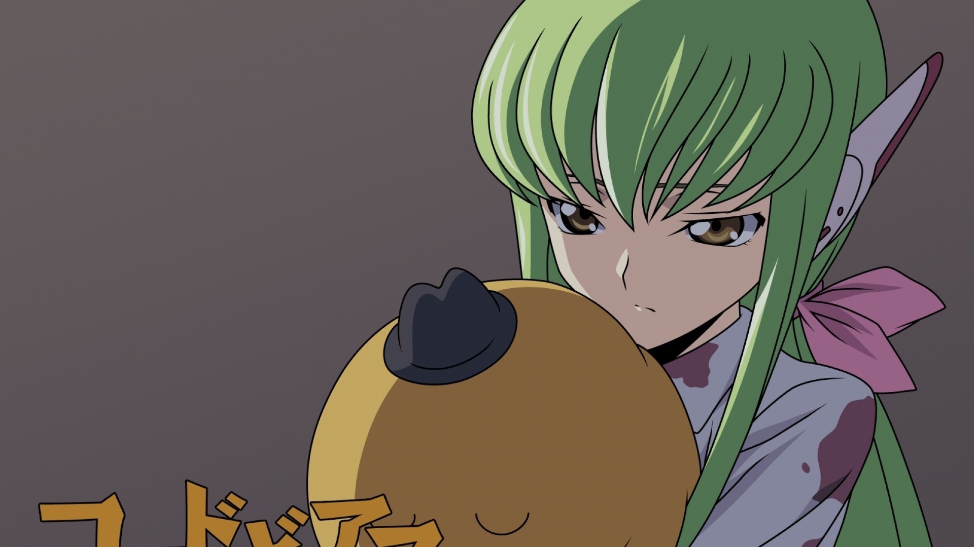 C.C., Code Geass, Cheese-kun, Anime, 1920x1080, sfondo per PC