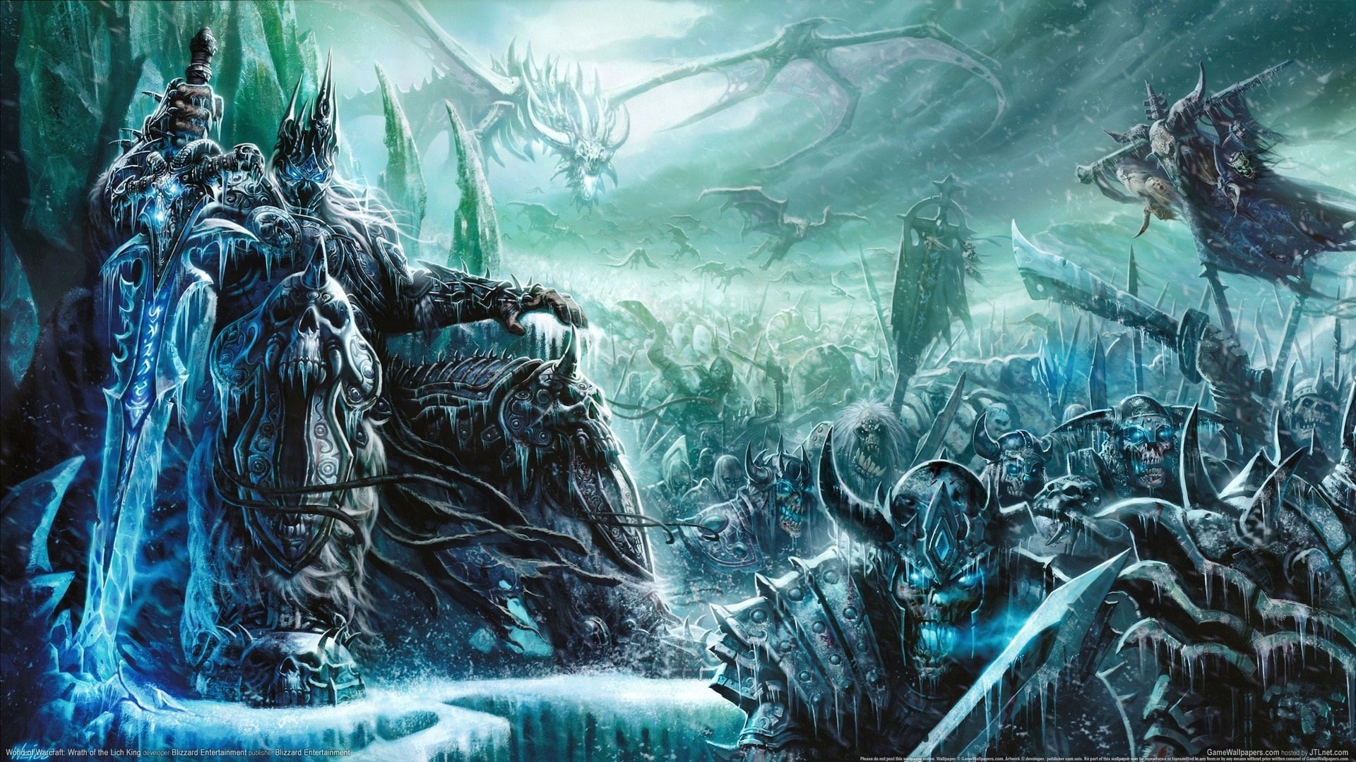 Re dei Lich, Trono di Ghiaccio, World of Warcraft: Wrath of the Lich King, World of Warcraft, Esercito, sfondo Full HD