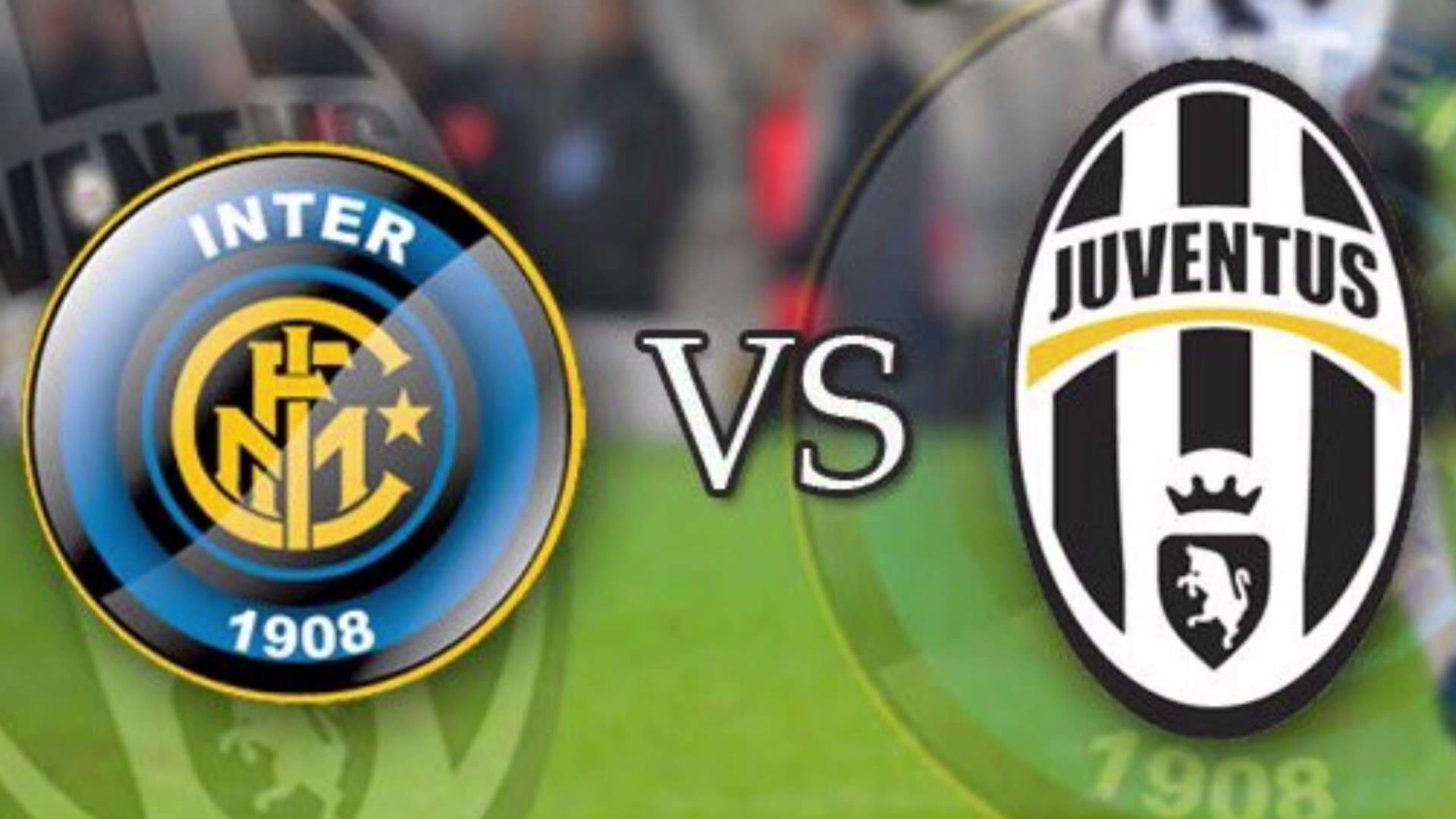 Inter, Juventus, Derby d'Italia, Stemmi, Full HD, sfondo per PC