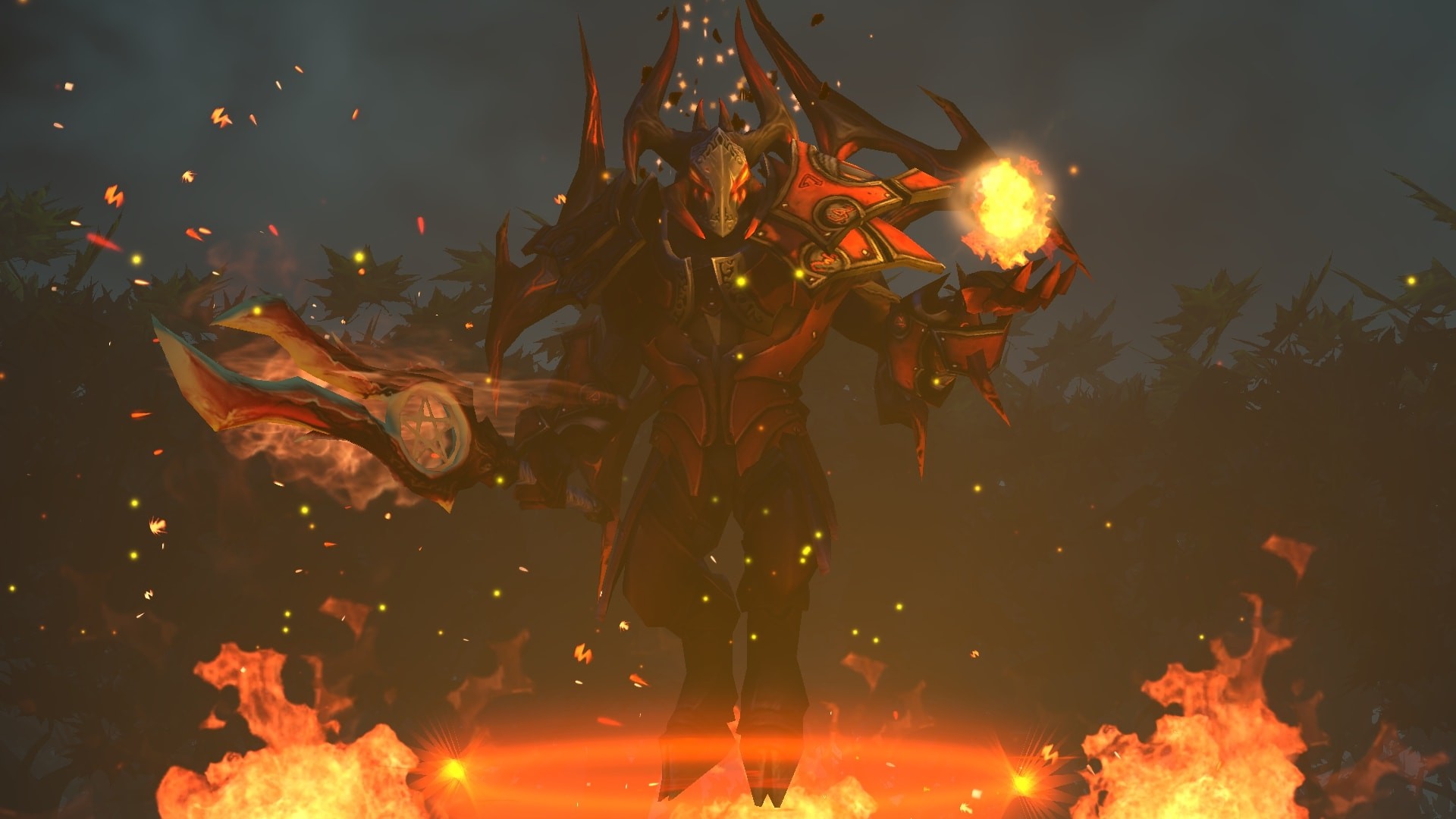 Doom, Demone, Fiamme, Inferno, Full HD, sfondo per portatile
