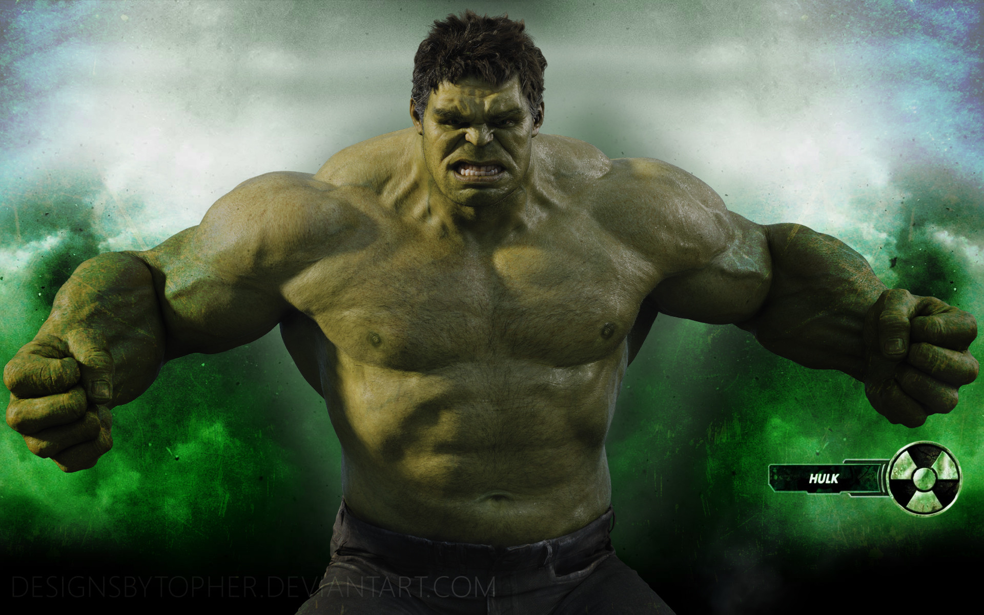 Hulk, The Avengers, Mark Ruffalo, Arte digitale, 1920x1200, sfondo MacBook Pro