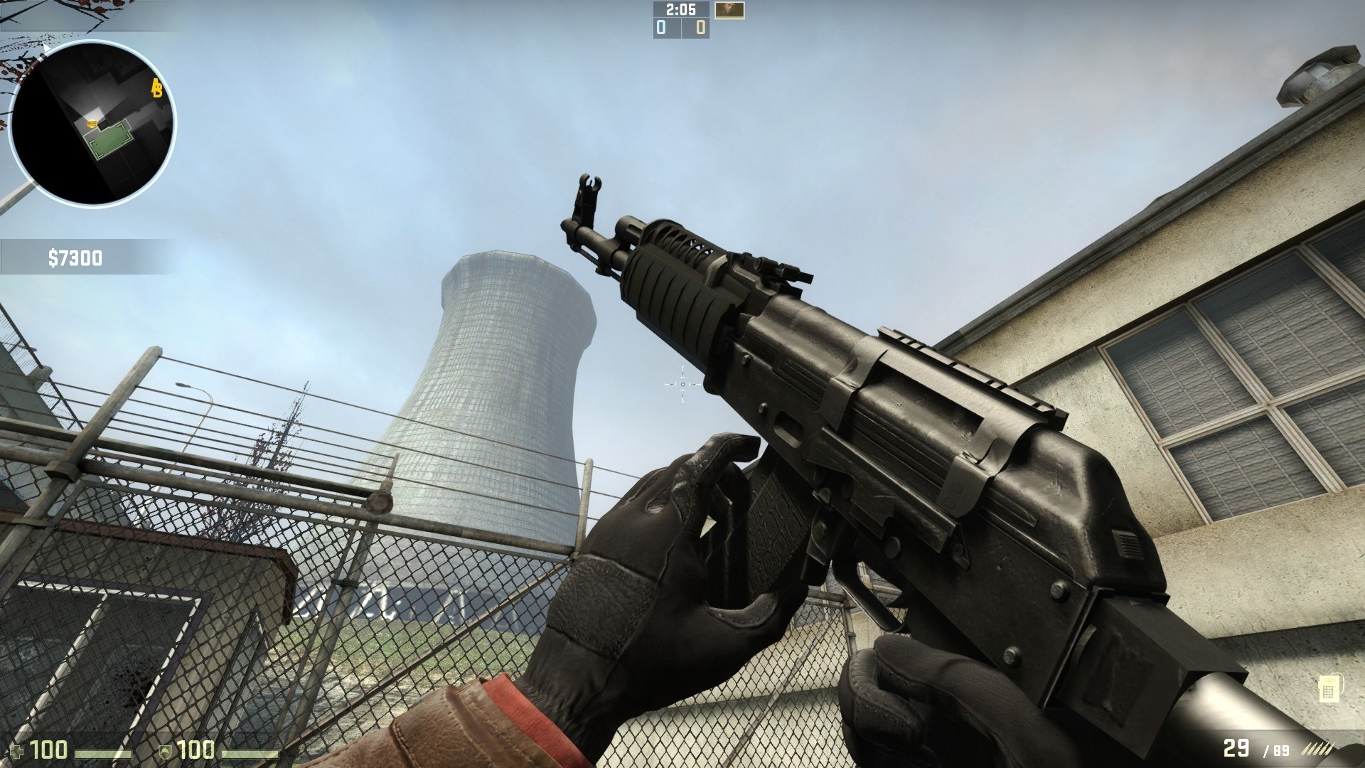 AK-47, CS:GO, Nuke, Prima persona, Gameplay, 1920x1080, immagine di sfondo