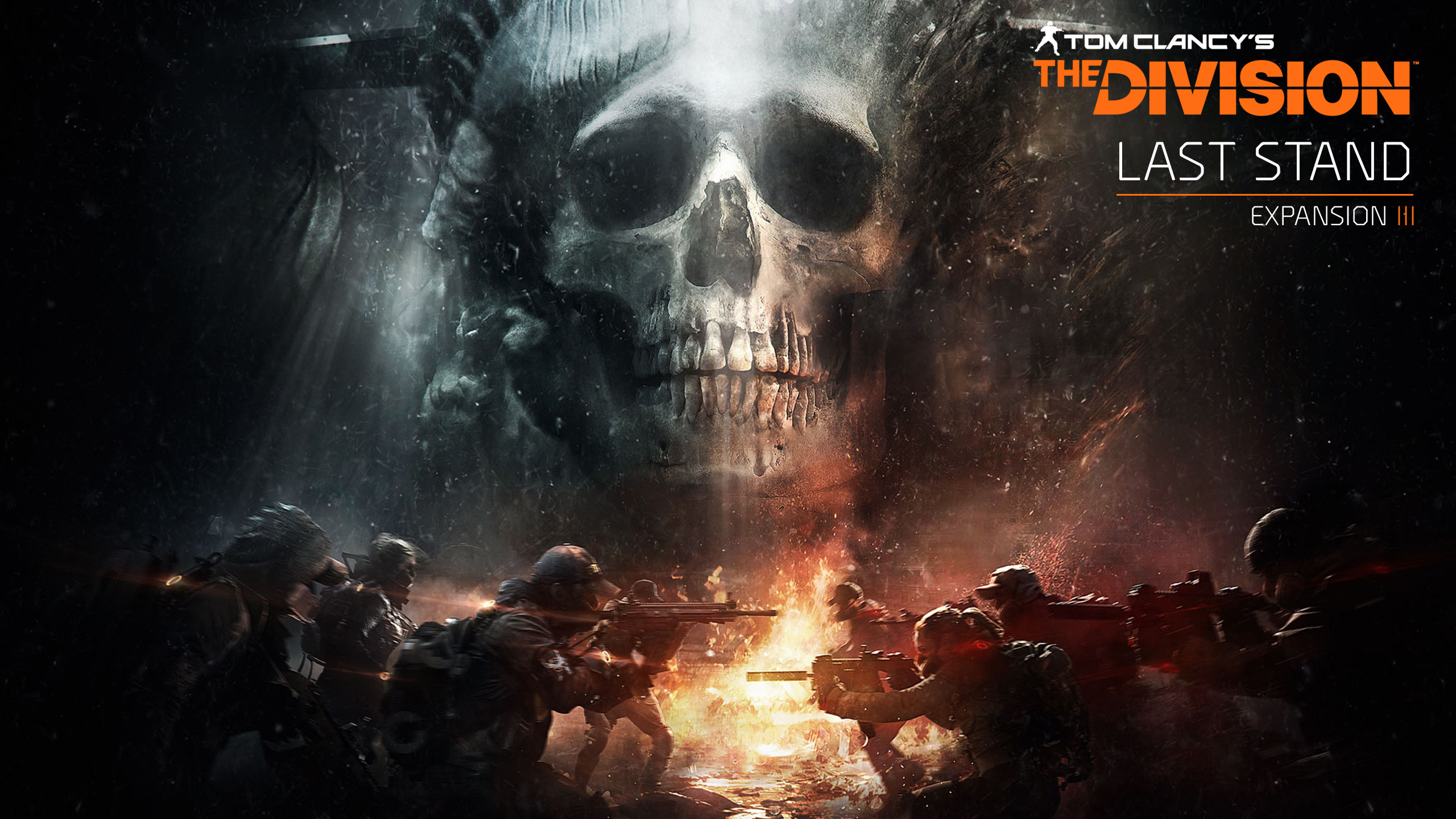 Tom Clancy's The Division: Last Stand, Teschio, Agenti, Logo, 2K, wallpaper per portatile