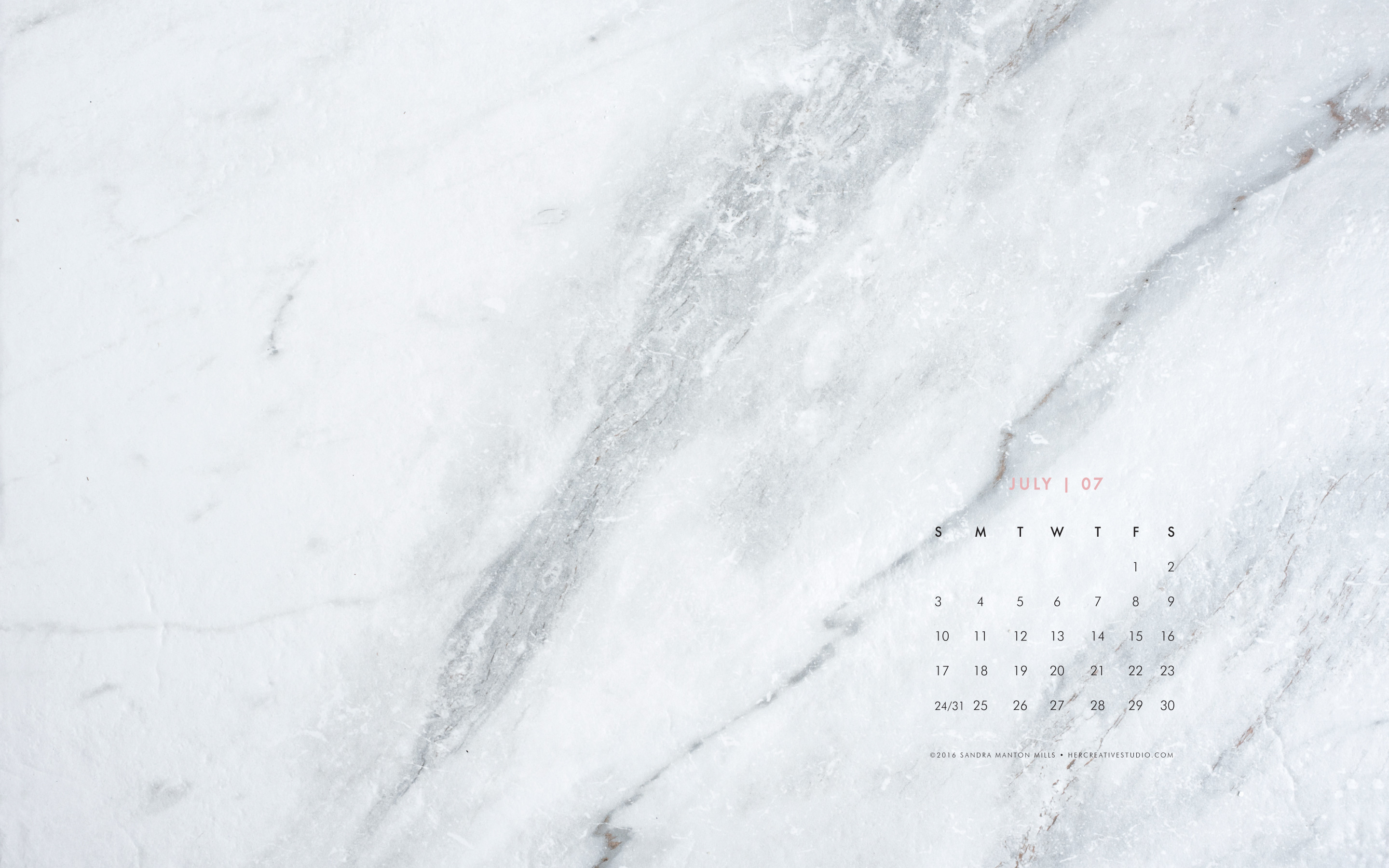 Calendario, Marmo bianco, Venature grigie, 2K, sfondo per portatile