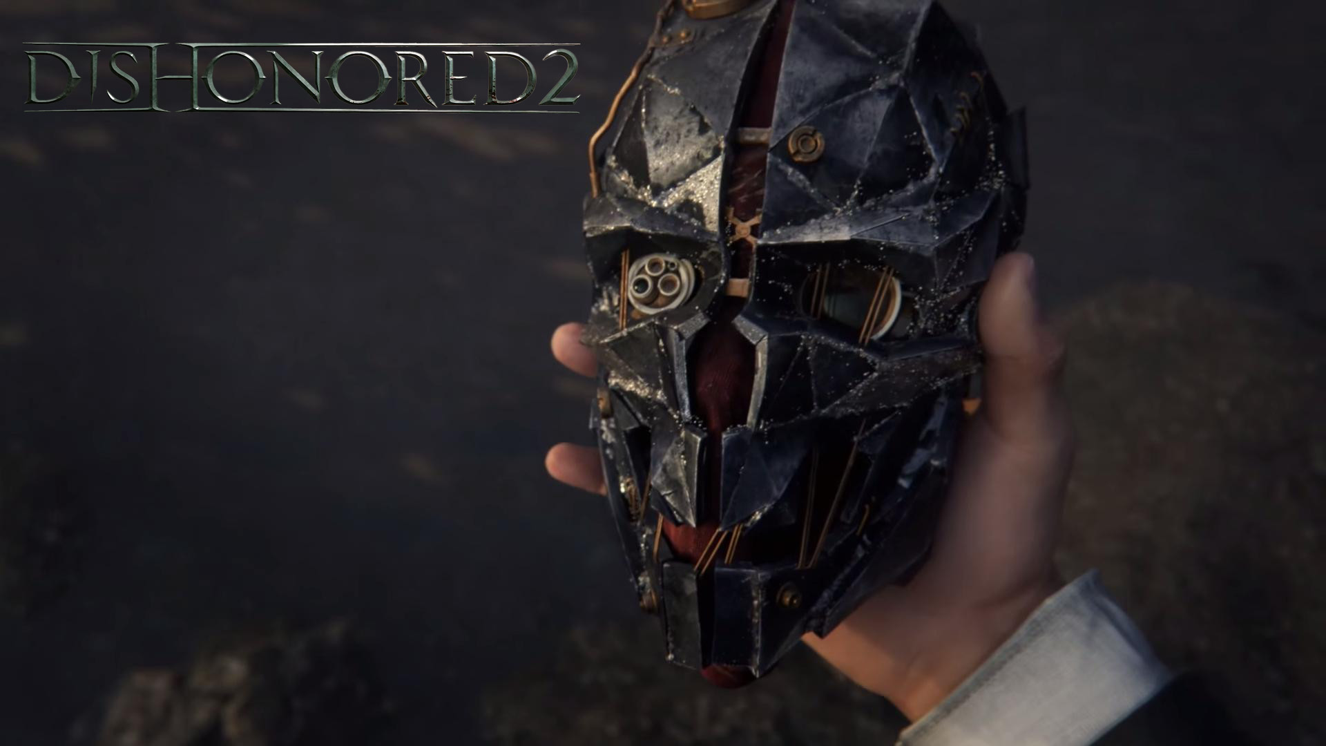 Maschera di Corvo, Dishonored 2, Mano, Primo piano, 1920x1080, sfondo per PC
