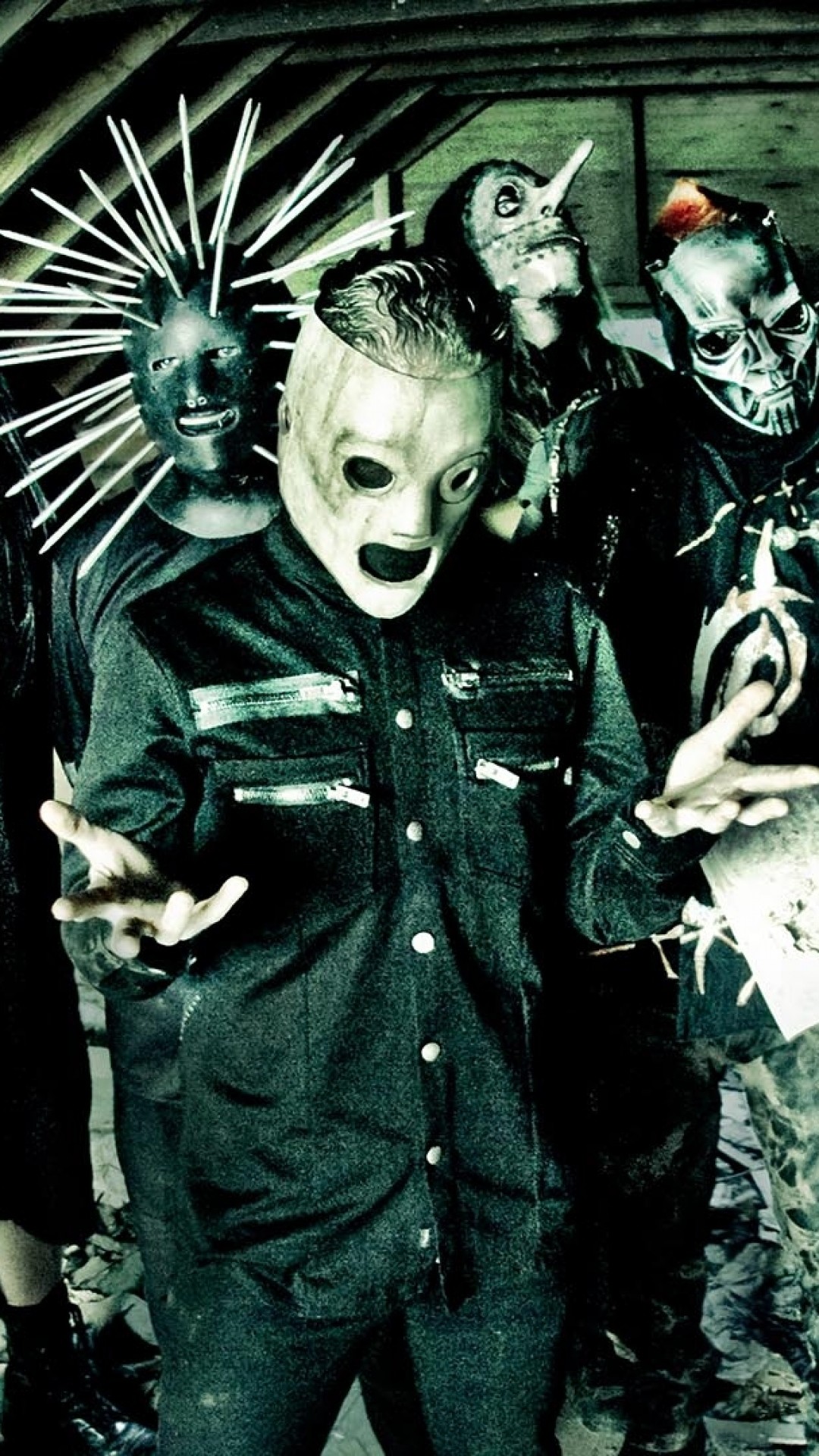 Corey Taylor, Slipknot, Maschera, Tute nere, Full HD, sfondo per iPhone e Android