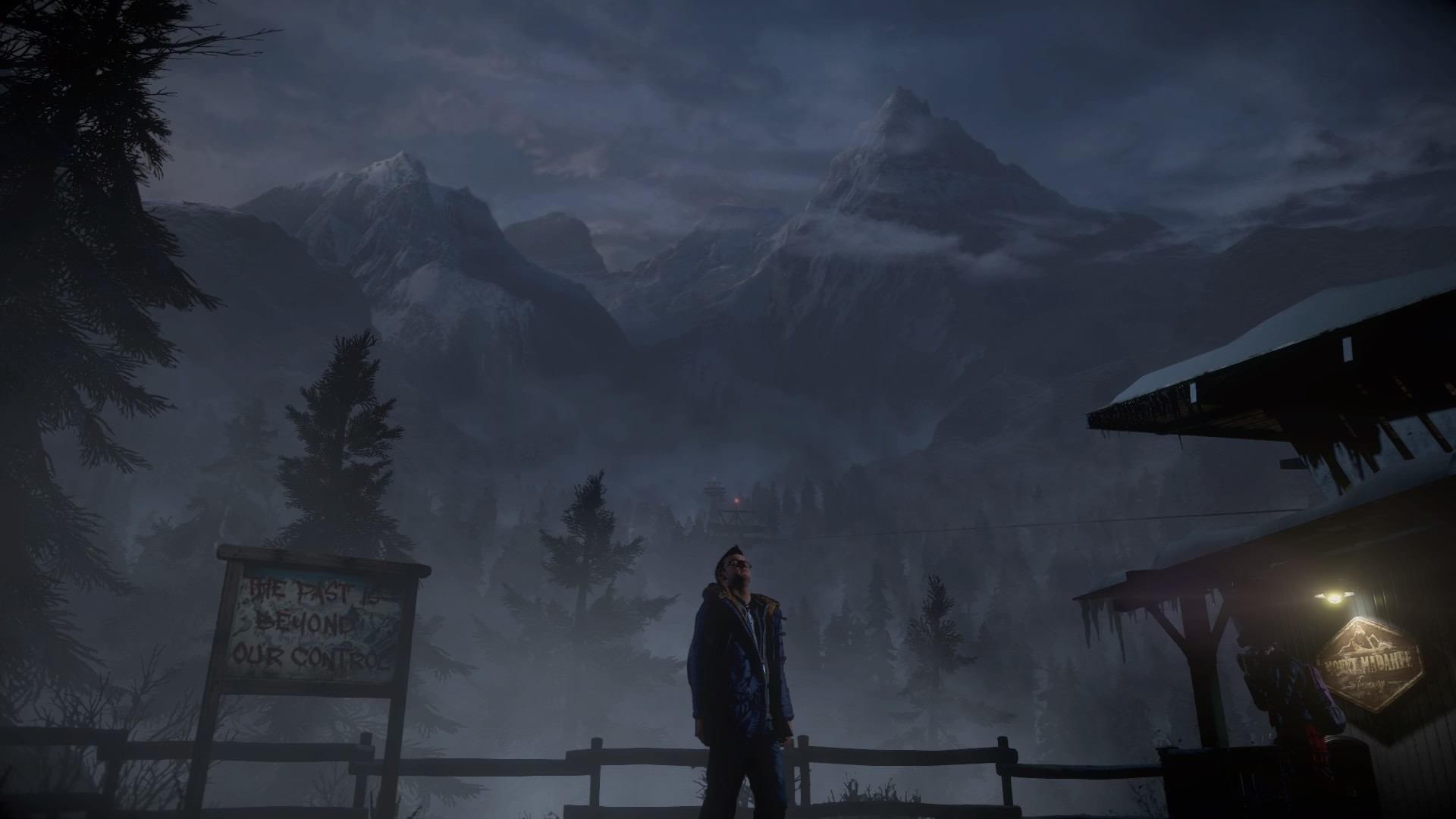 Until Dawn, Montagne, Baita, Notte, Paesaggio, 1920x1080, immagine di sfondo