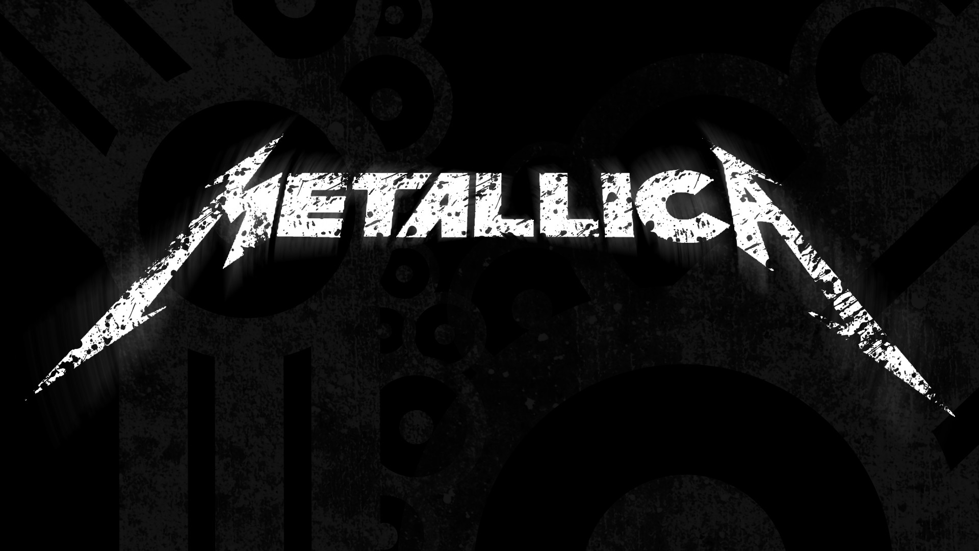 Metallica, Logo, Heavy metal, Nero, Grunge, Full HD, sfondo Windows 11