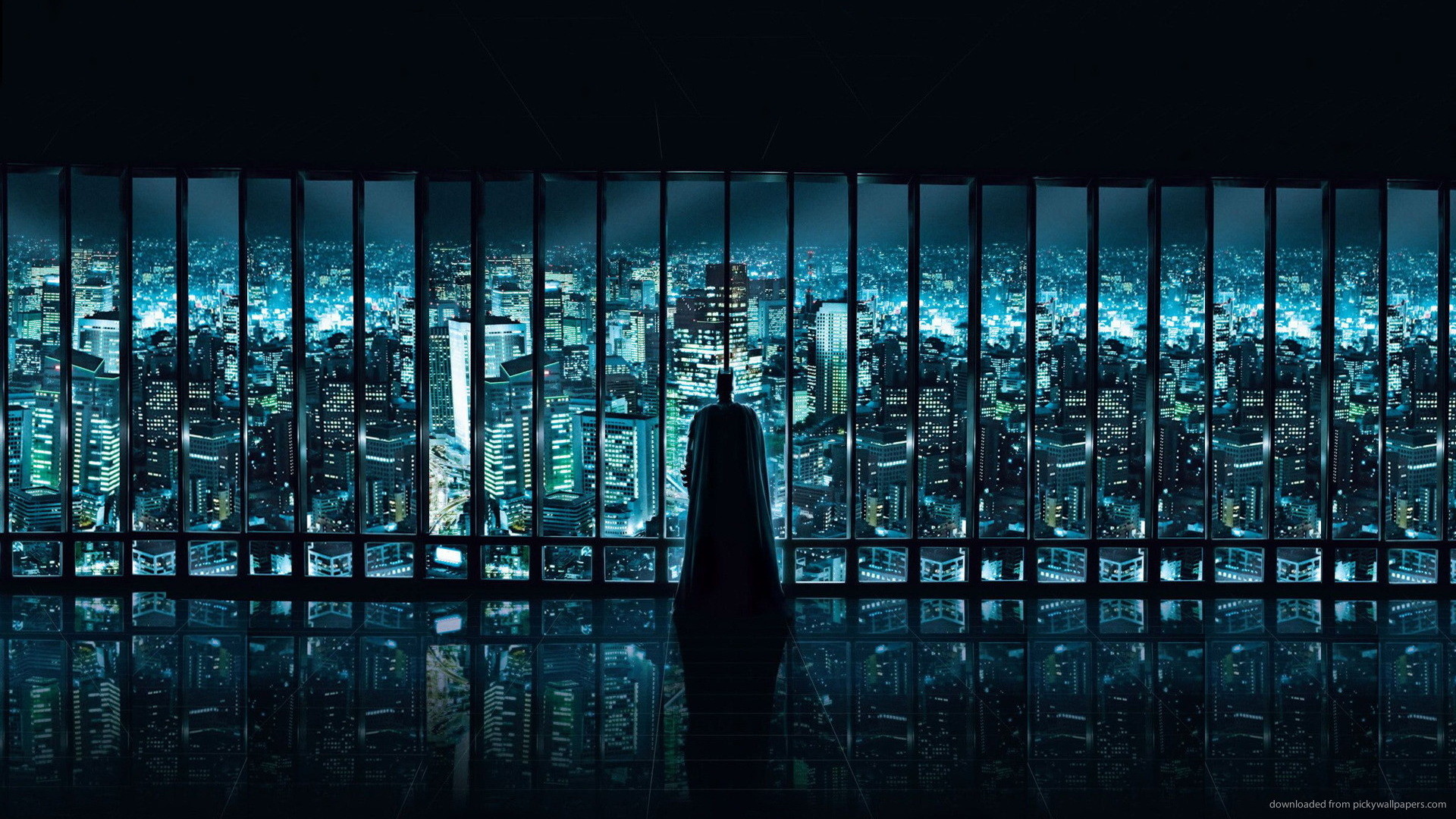 Batman, Il cavaliere oscuro, Monitor, Blu, 1920x1080, sfondo per PC