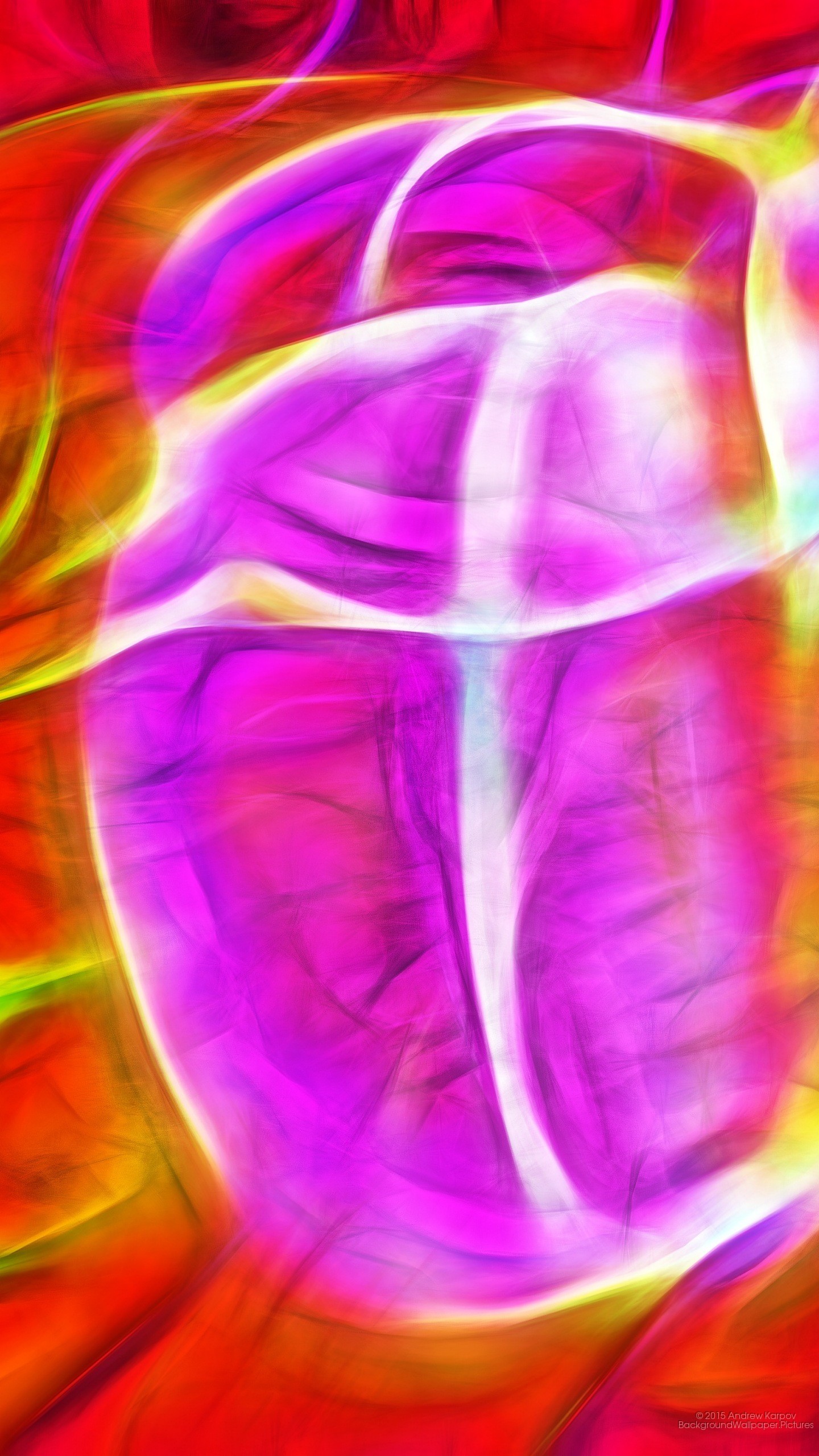 Astratto, Fucsia, Arte digitale, QHD+, sfondo per iPhone e Android