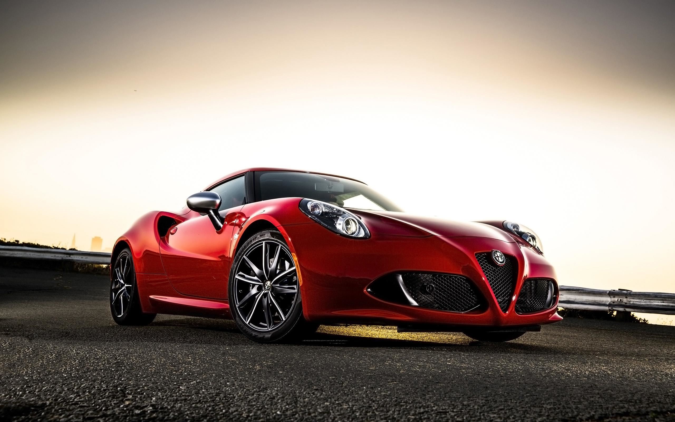 Alfa Romeo 4C, Alfa Romeo, Auto sportiva, Rosso, 2560x1600, sfondo per PC