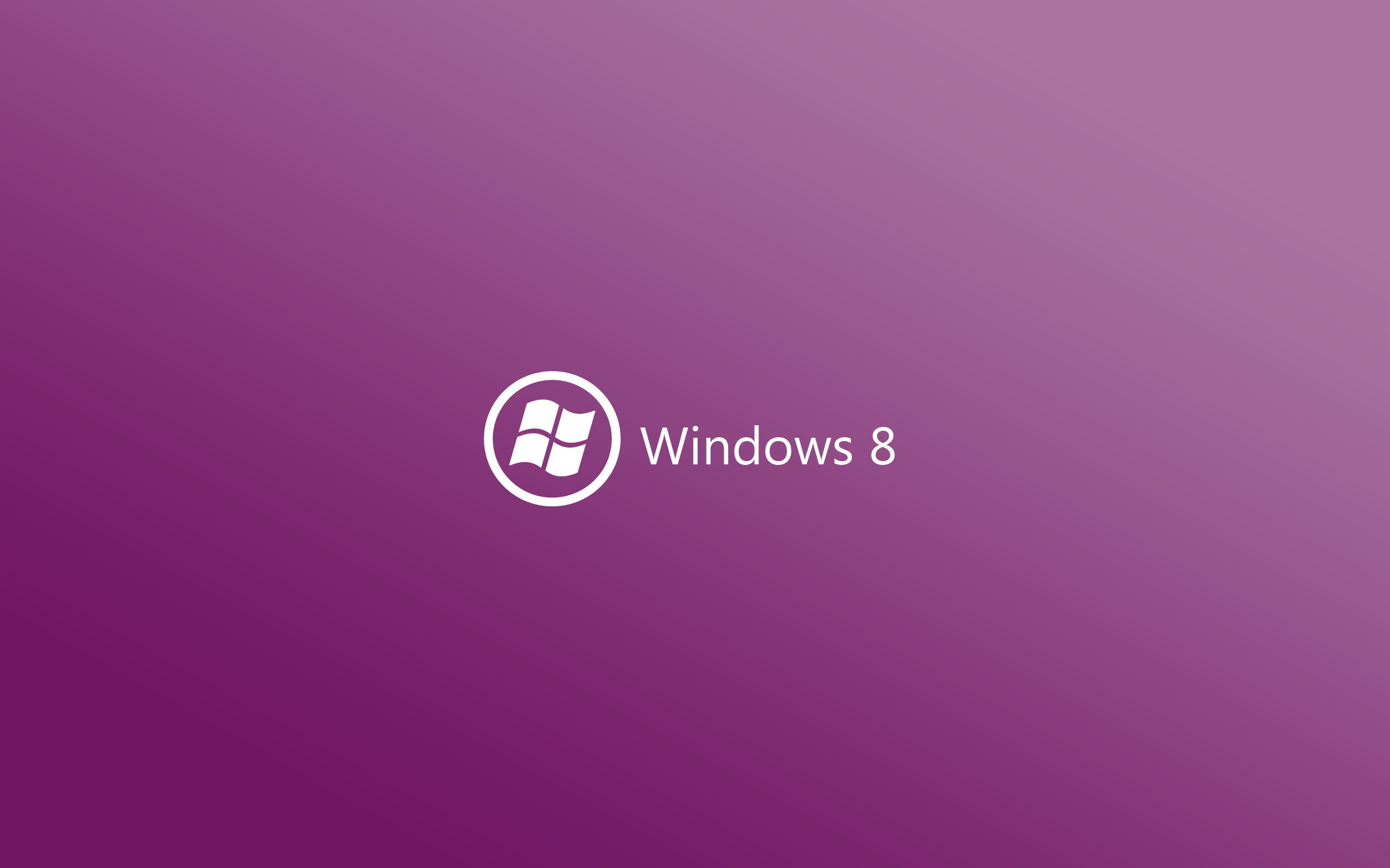 Windows 8, Logo Windows, Sfondo viola, 16:10 2K, wallpaper widescreen